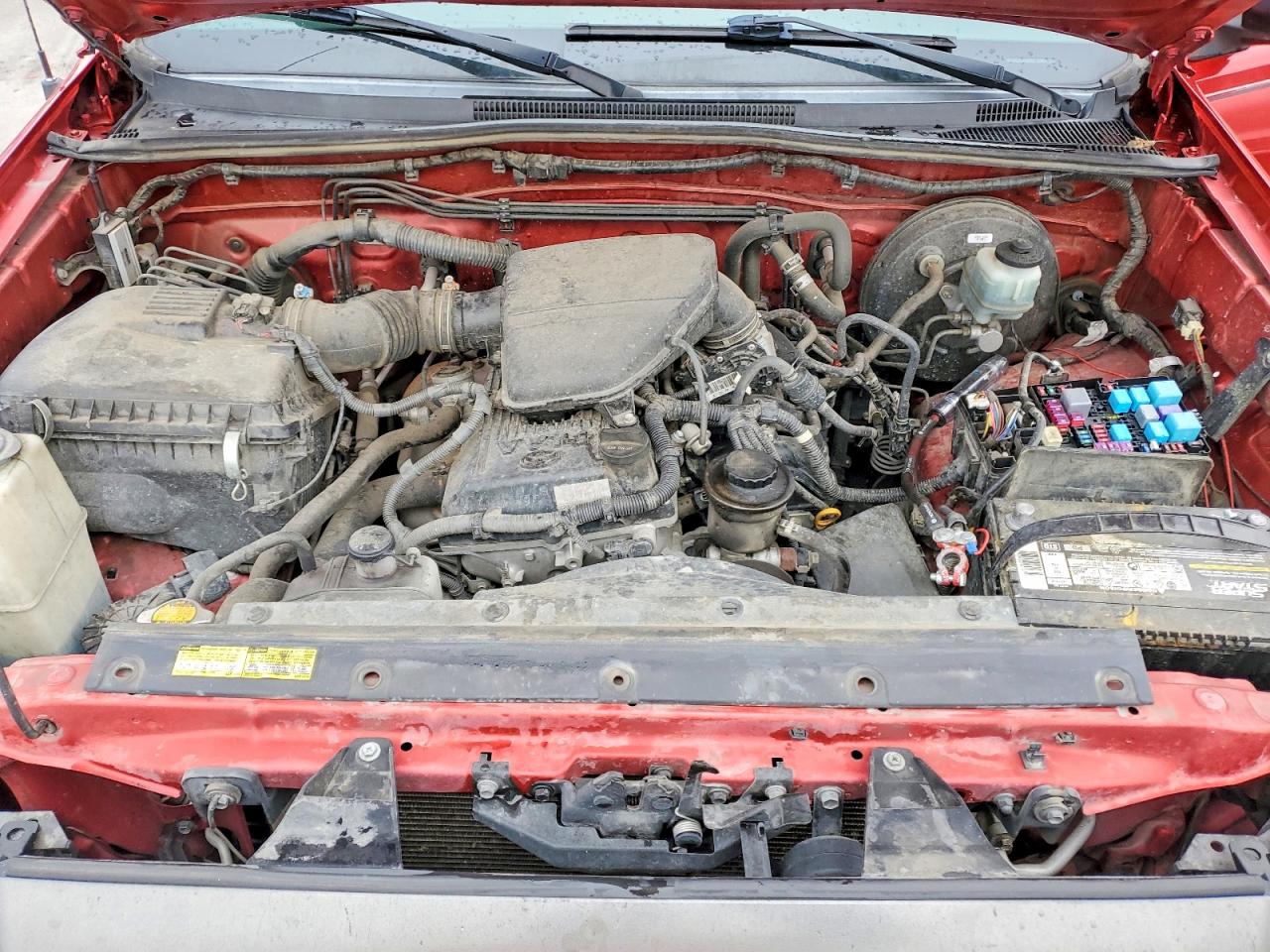 2012 Toyota Tacoma Base Red vin: 5TFNX4CN8CX014126