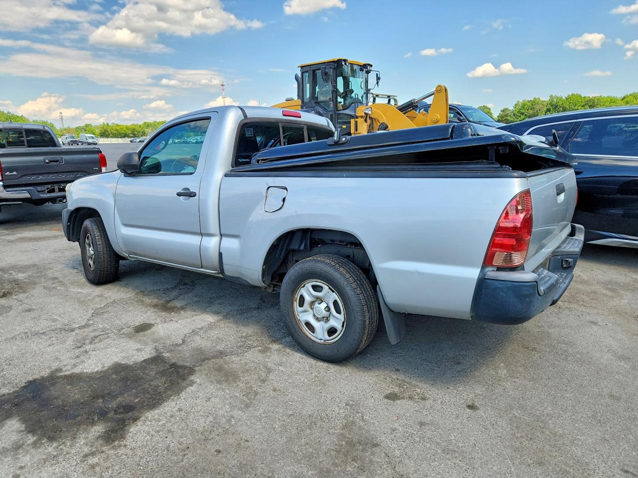 2013 Toyota Tacoma Base Silver vin: 5TFNX4CN8DX020798