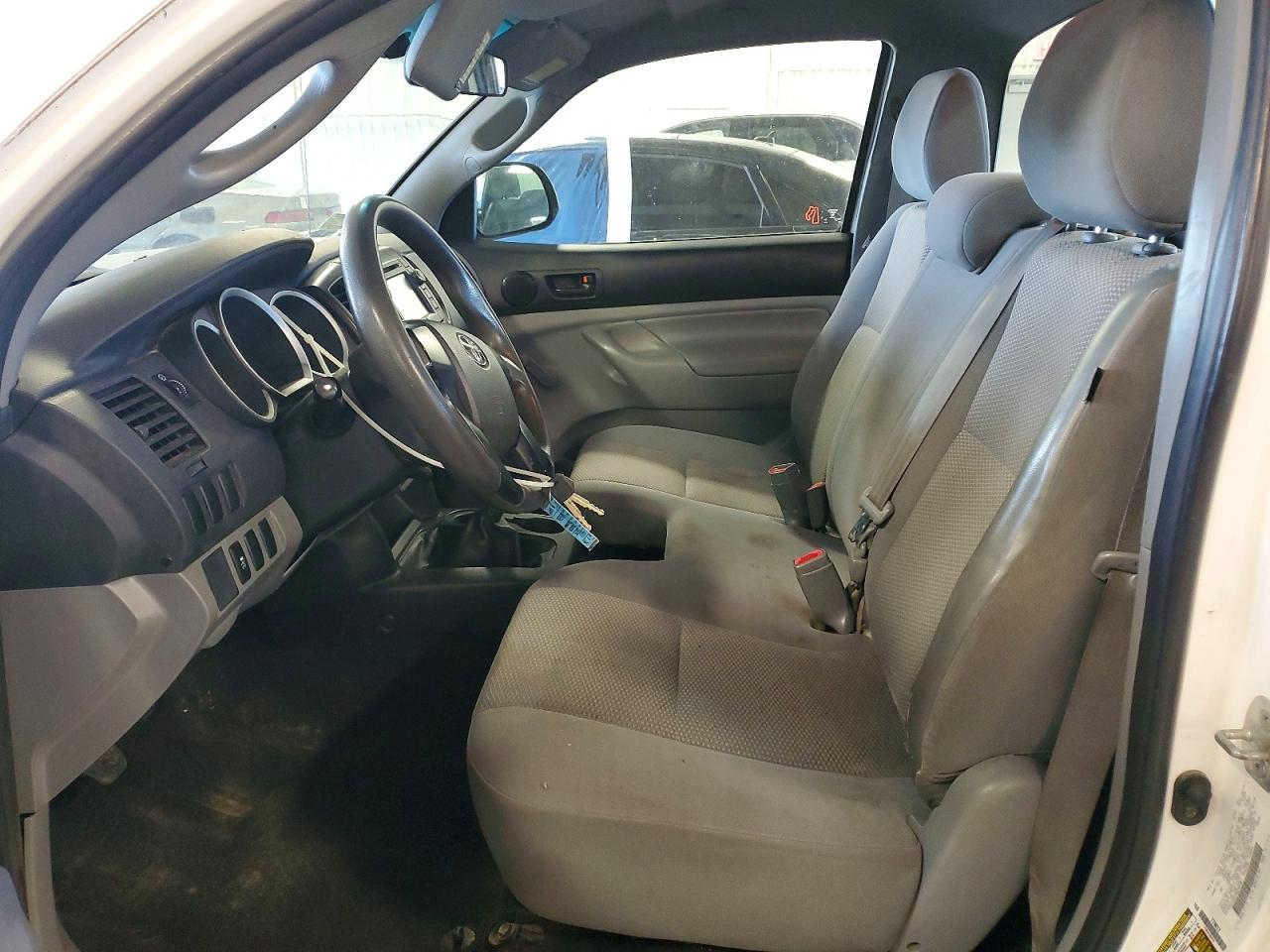 2013 Toyota Tacoma Base White vin: 5TFNX4CN9DX023290