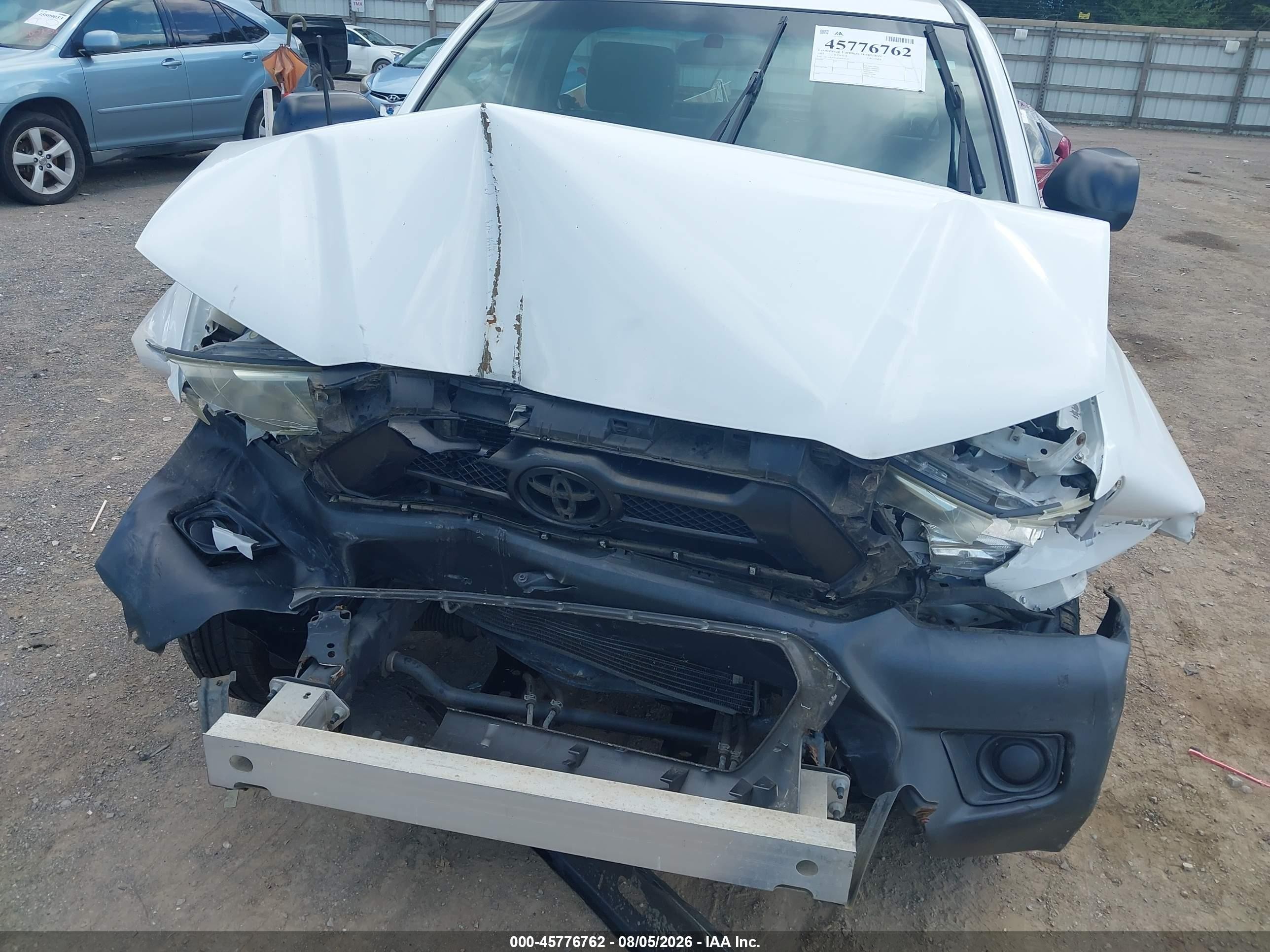 2013 Toyota Tacoma   Белый vin: 5TFNX4CNXDX024447