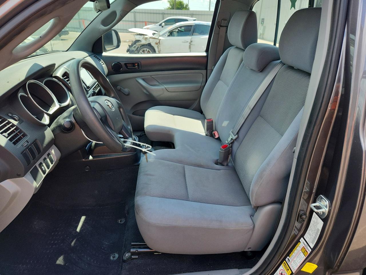 2014 Toyota Tacoma Base Gray vin: 5TFNX4CNXEX032310