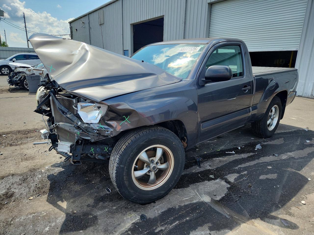 2014 Toyota Tacoma Base Gray vin: 5TFNX4CNXEX032310