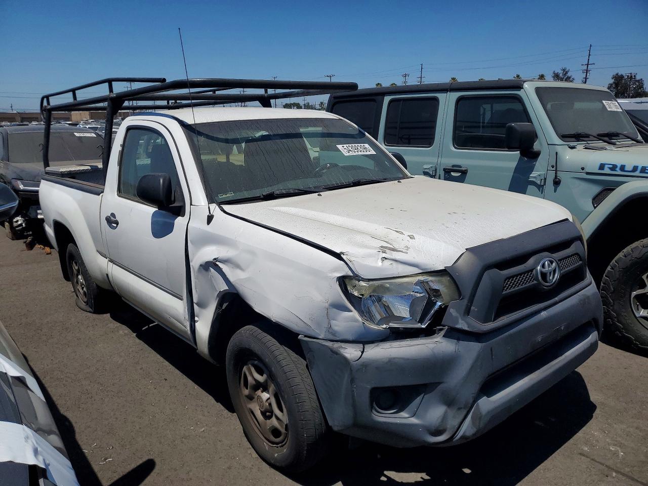 2014 Toyota Tacoma Base Белый vin: 5TFNX4CNXEX038012