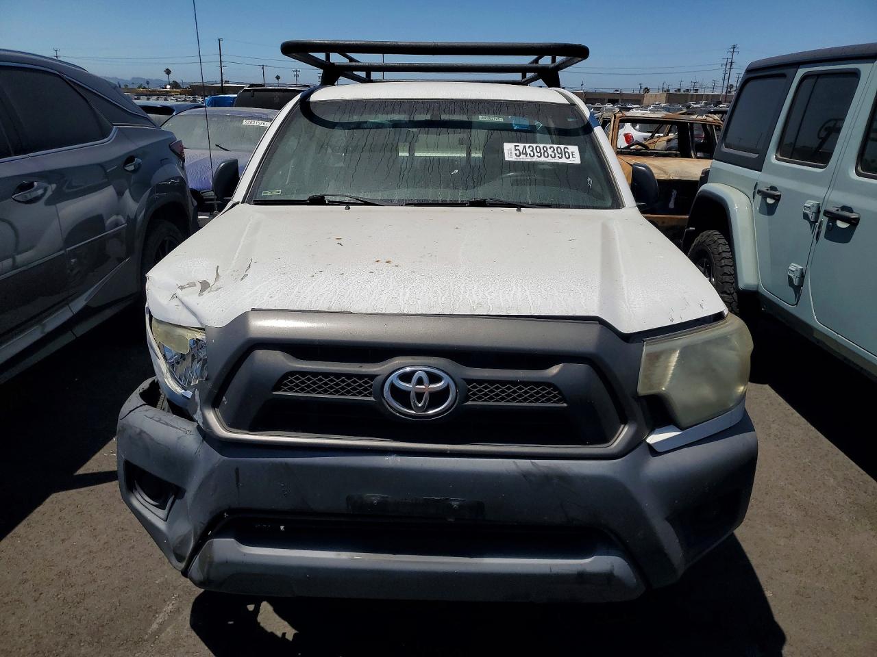 2014 Toyota Tacoma Base Белый vin: 5TFNX4CNXEX038012