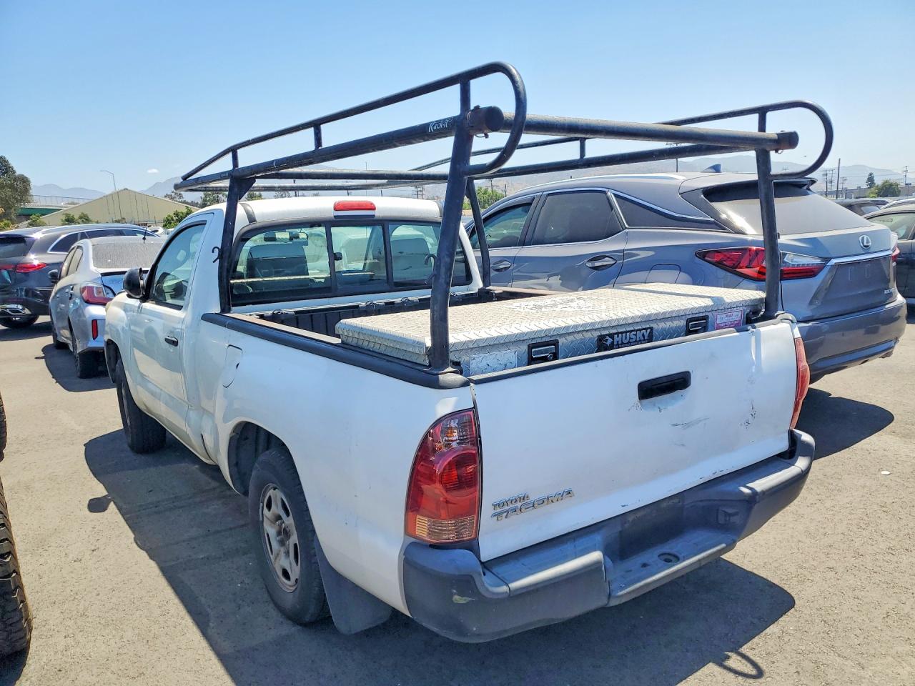 2014 Toyota Tacoma Base Белый vin: 5TFNX4CNXEX038012