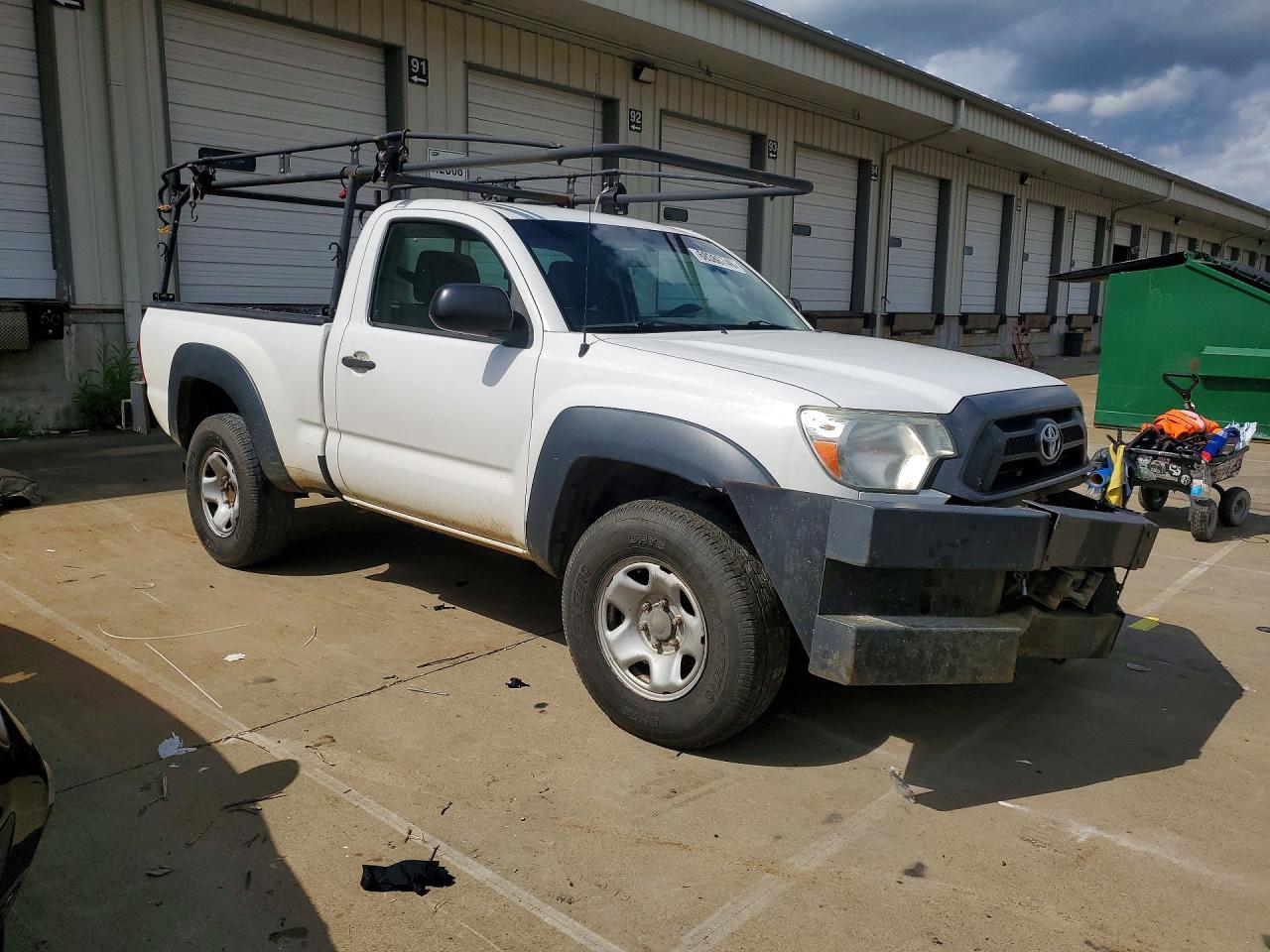 2013 Toyota Tacoma White vin: 5TFPX4EN1DX016744