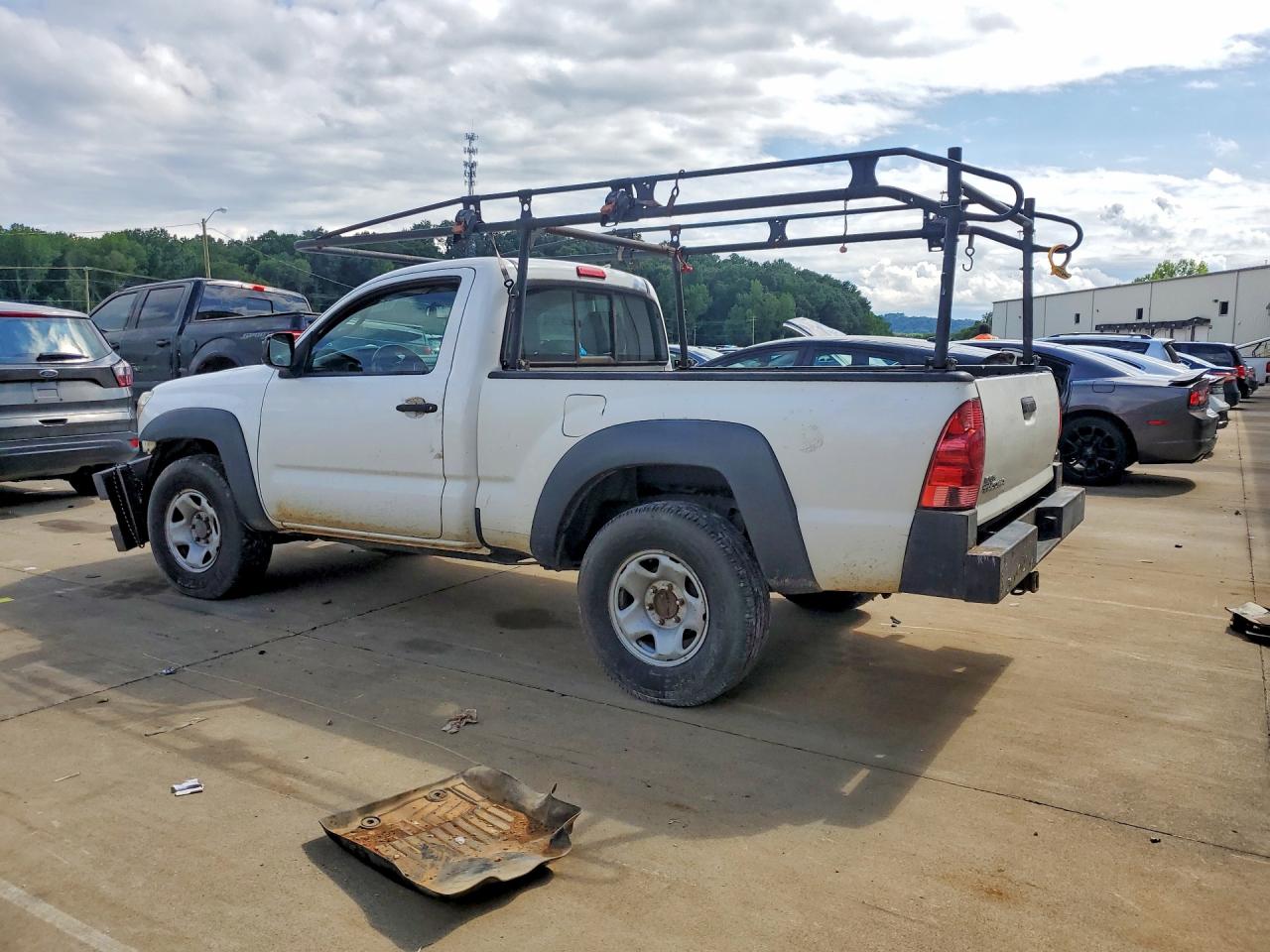 2013 Toyota Tacoma White vin: 5TFPX4EN1DX016744