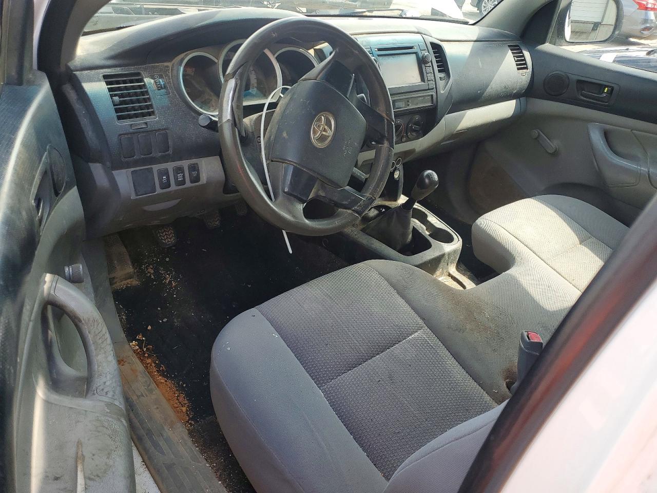 2013 Toyota Tacoma White vin: 5TFPX4EN1DX016744