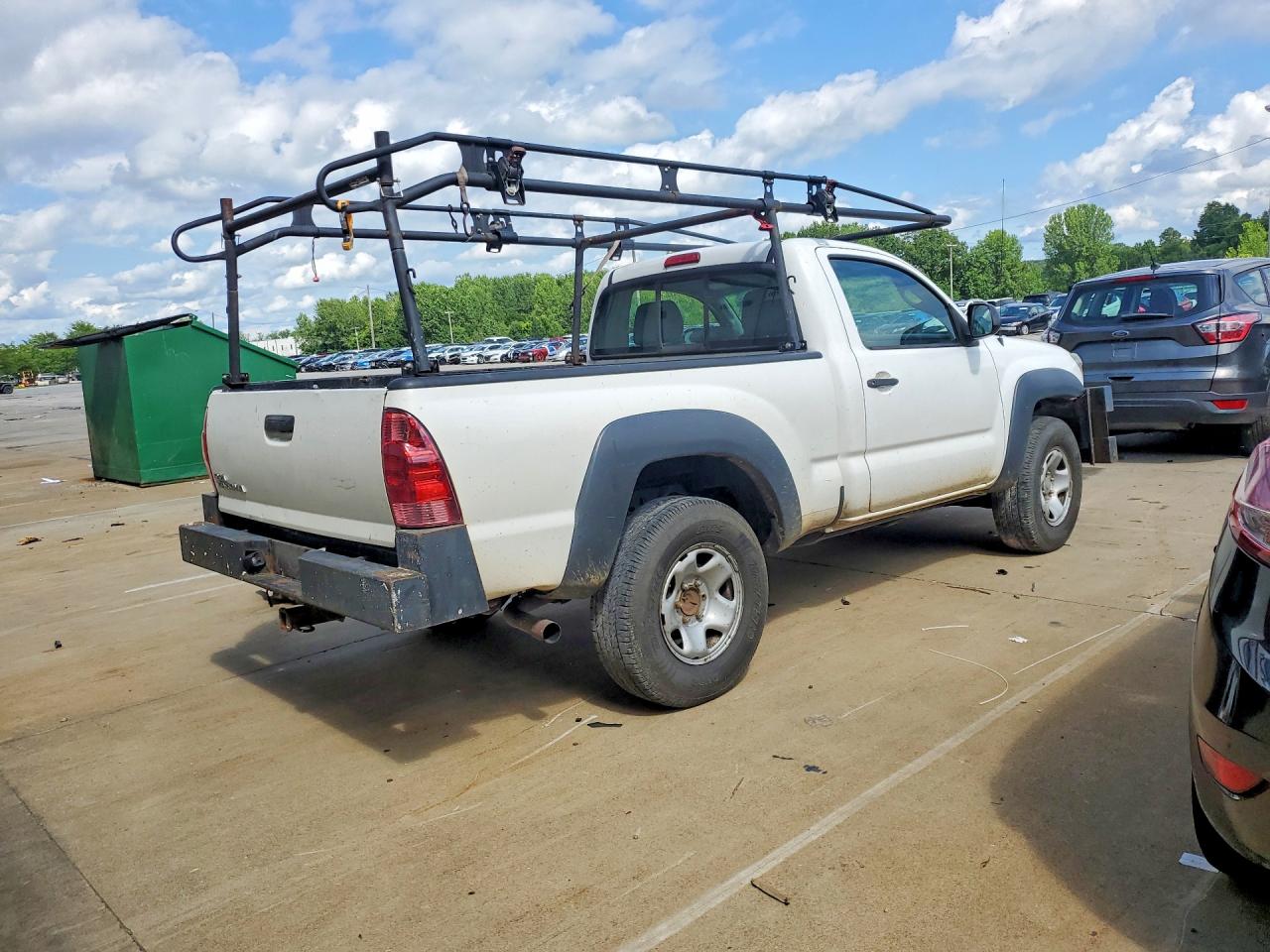 2013 Toyota Tacoma White vin: 5TFPX4EN1DX016744