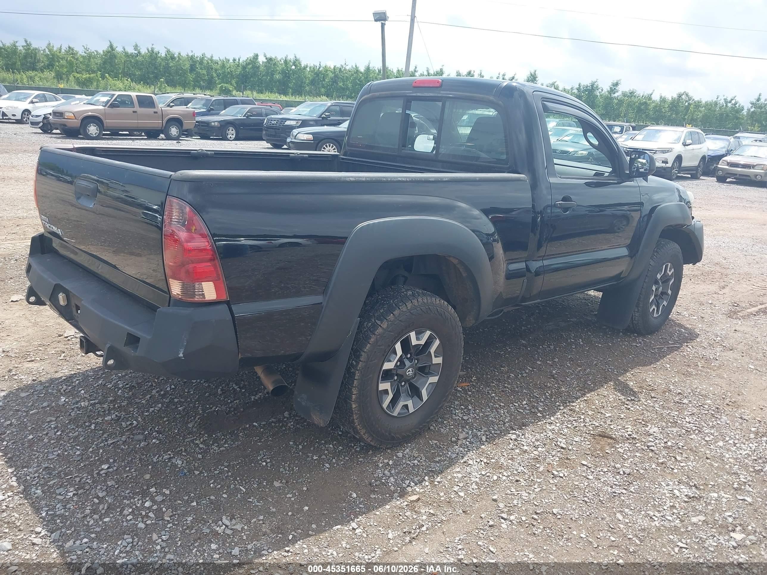 2014 Toyota Tacoma   Black vin: 5TFPX4EN1EX020813