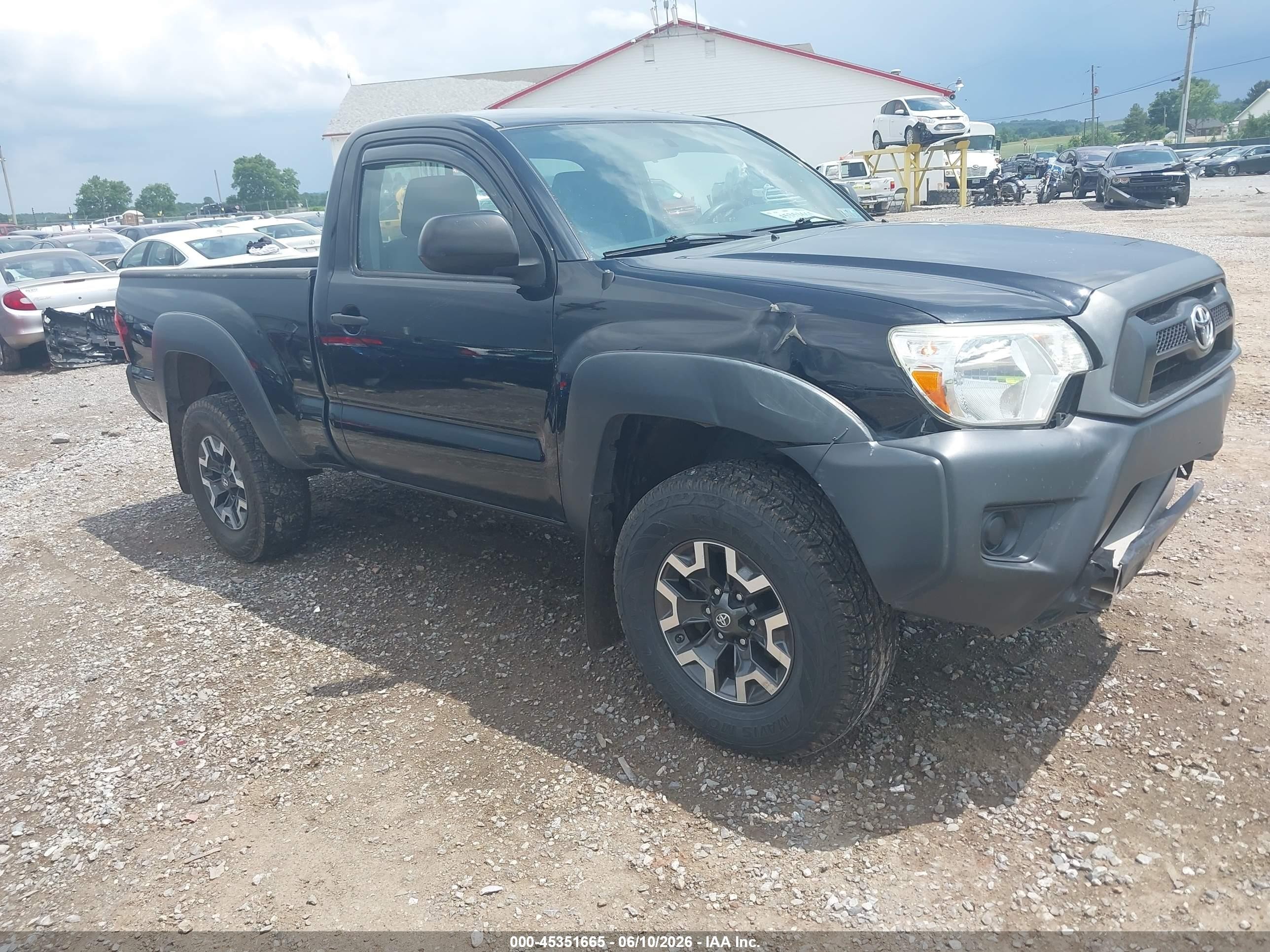 2014 Toyota Tacoma   Black vin: 5TFPX4EN1EX020813