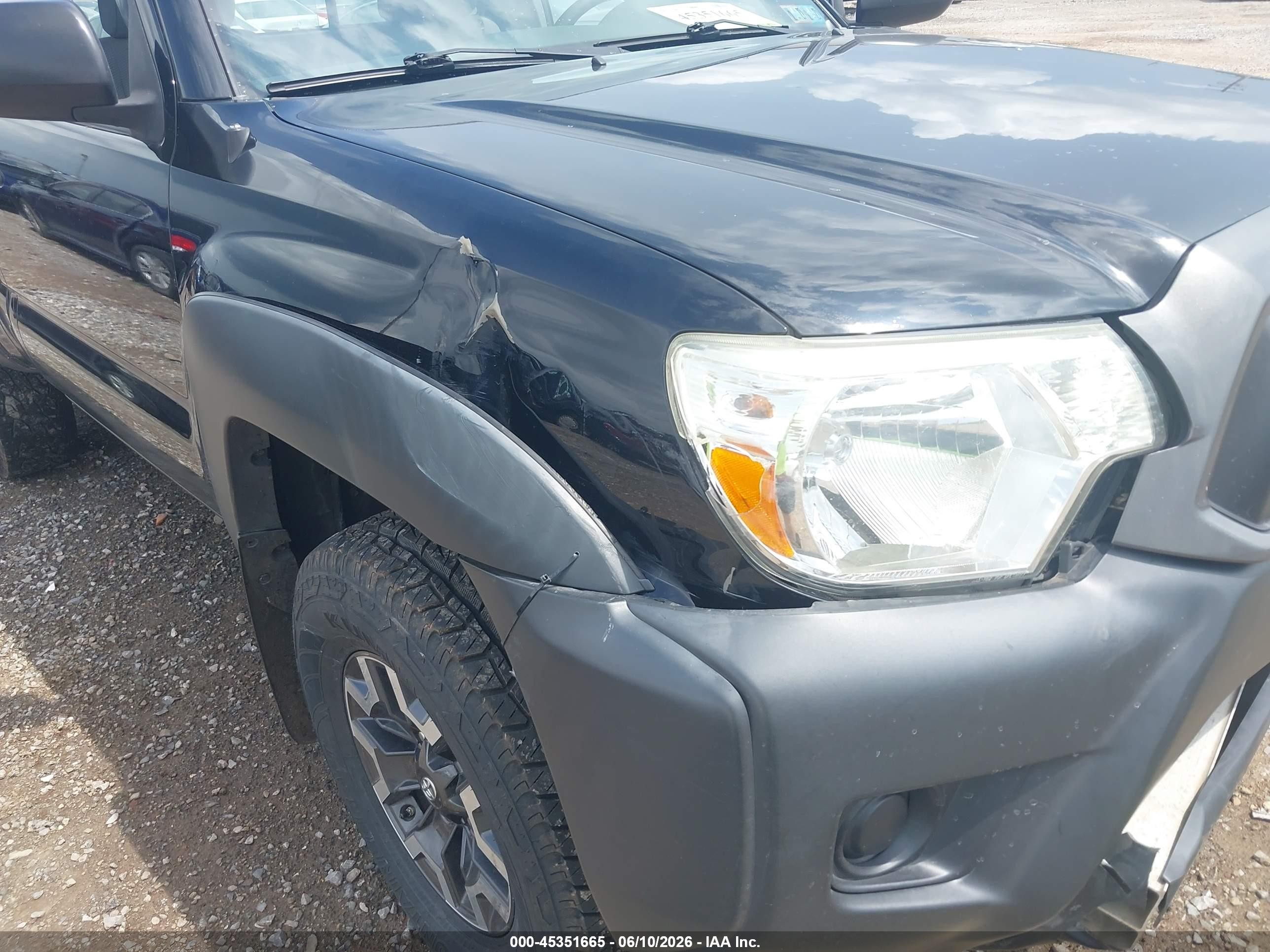 2014 Toyota Tacoma   Black vin: 5TFPX4EN1EX020813