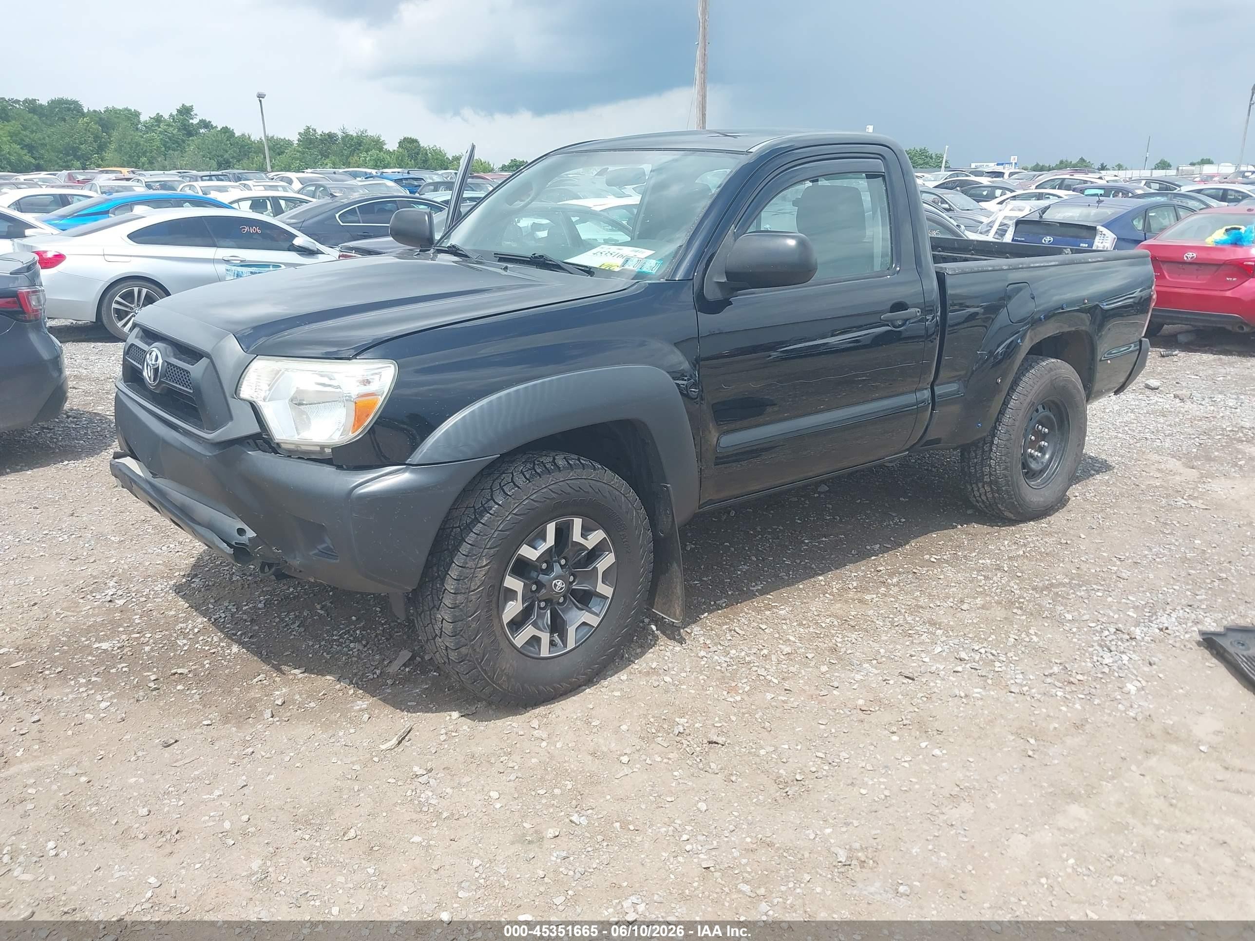 2014 Toyota Tacoma   Black vin: 5TFPX4EN1EX020813