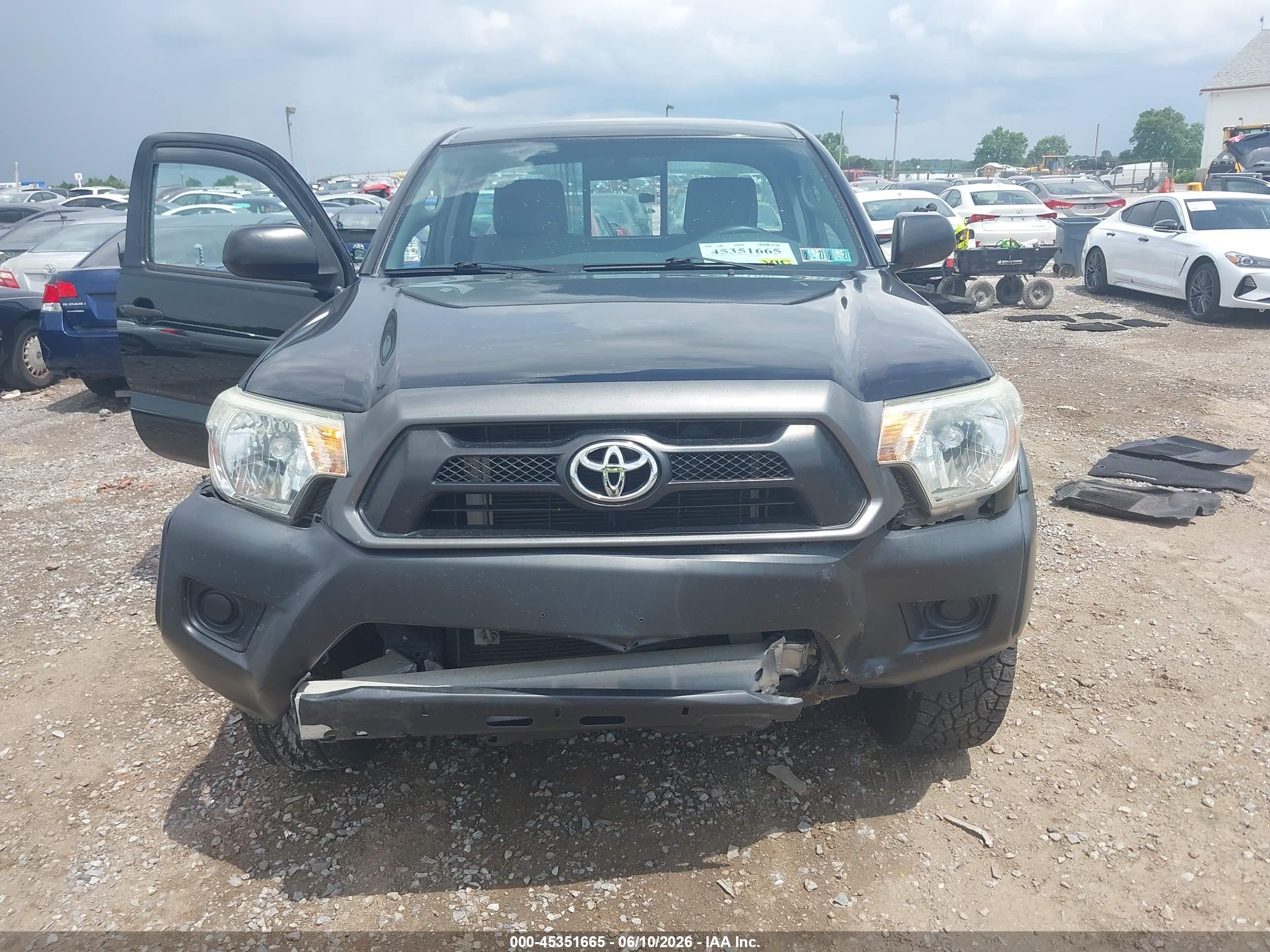 2014 Toyota Tacoma   Black vin: 5TFPX4EN1EX020813