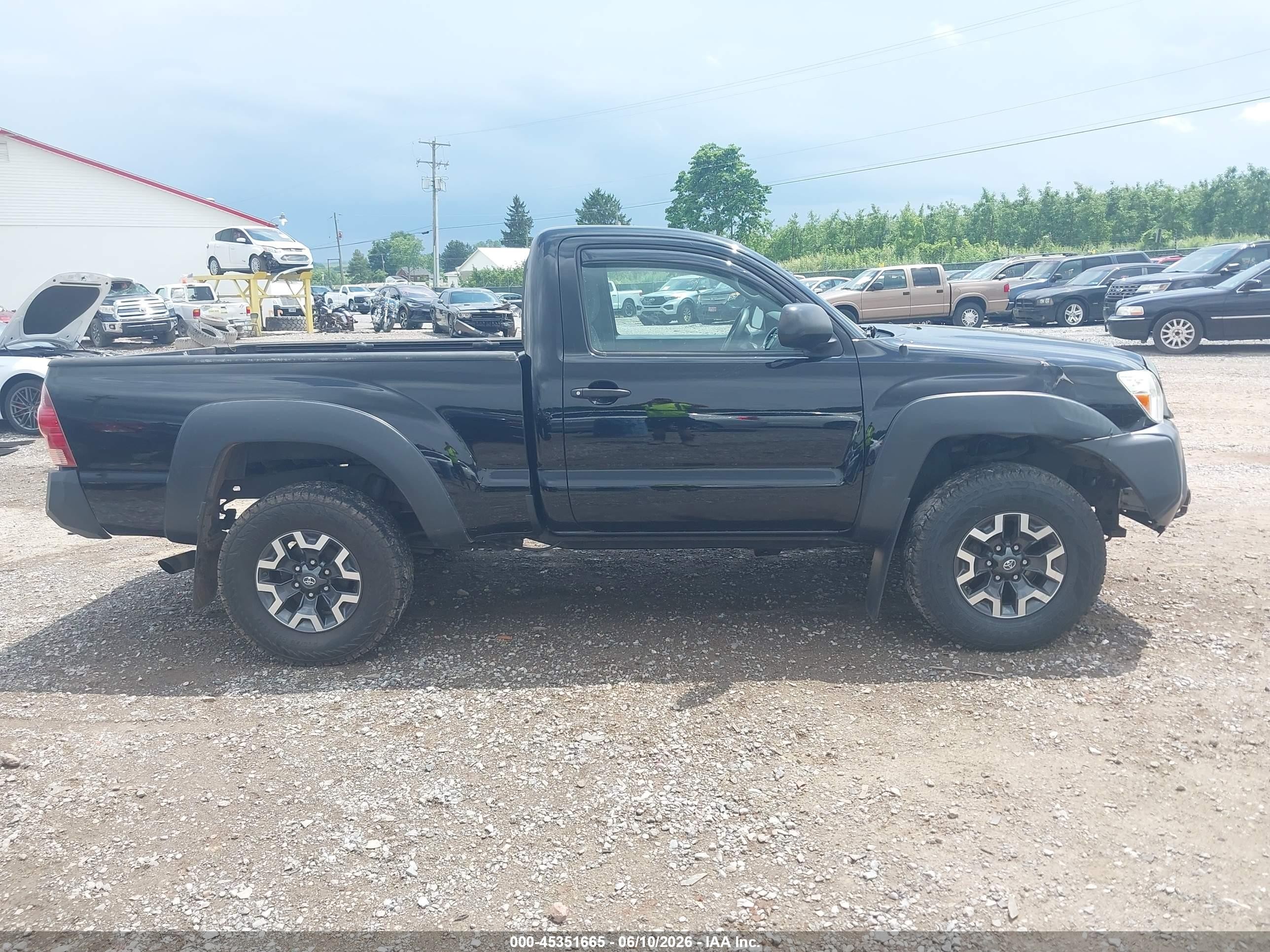 2014 Toyota Tacoma   Black vin: 5TFPX4EN1EX020813