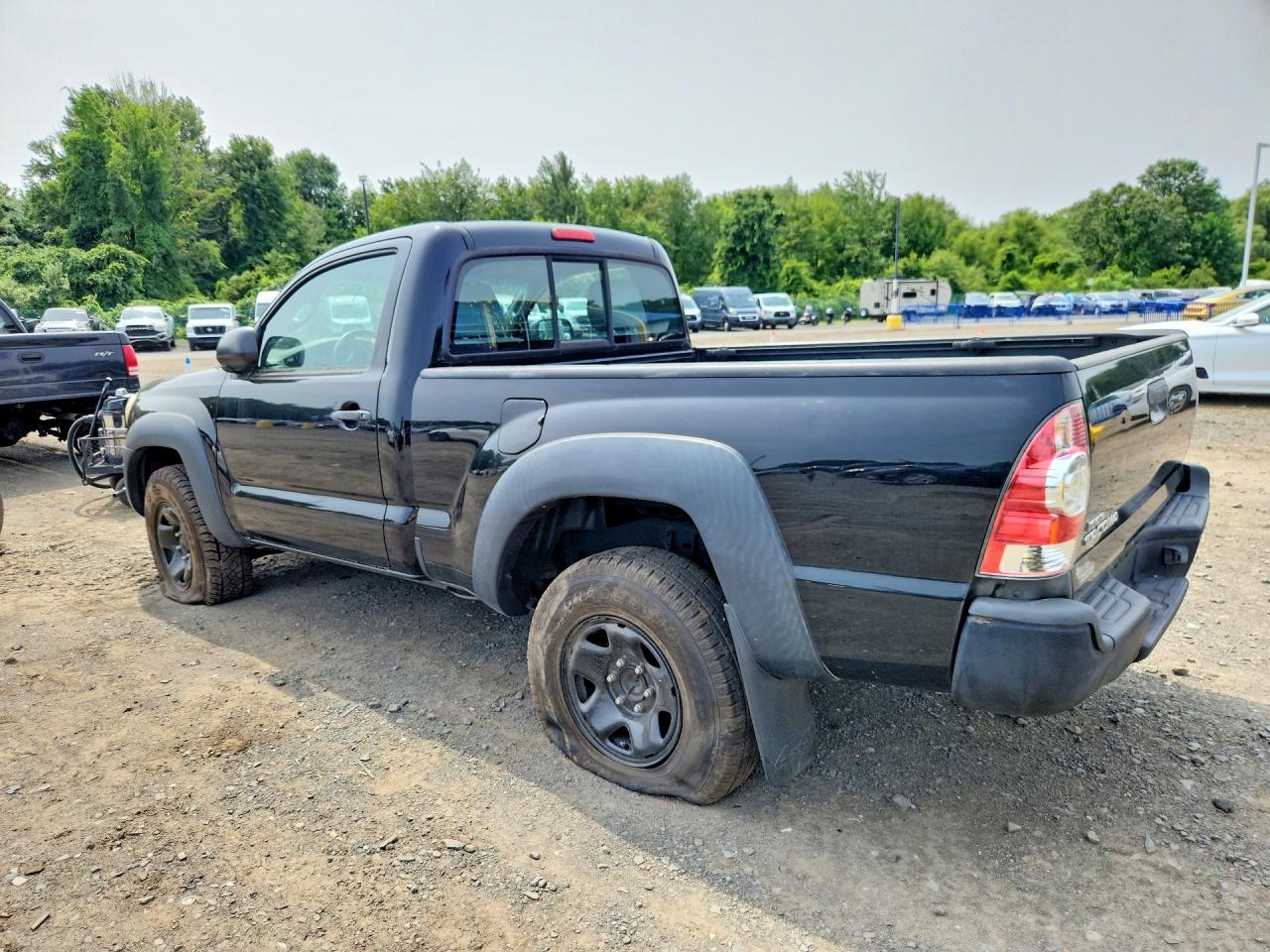 2011 Toyota Tacoma Base Black vin: 5TFPX4EN2BX006060