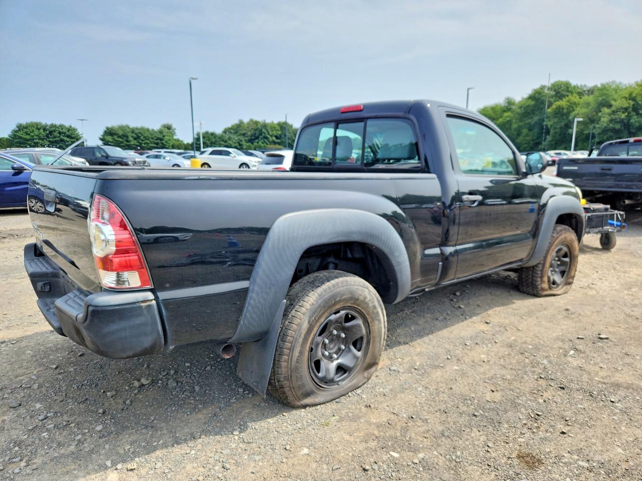 2011 Toyota Tacoma Base Black vin: 5TFPX4EN2BX006060