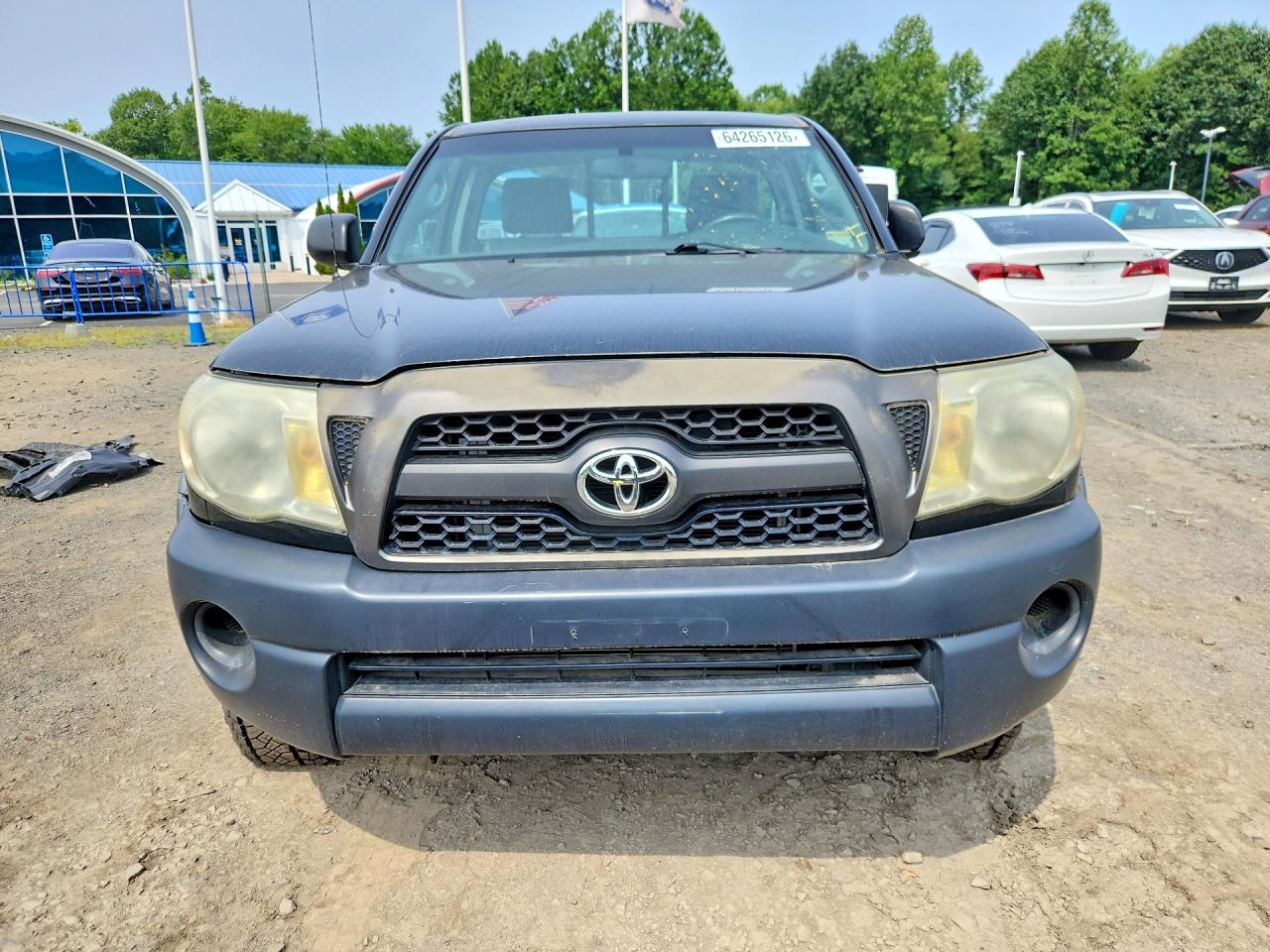 2011 Toyota Tacoma Base Black vin: 5TFPX4EN2BX006060