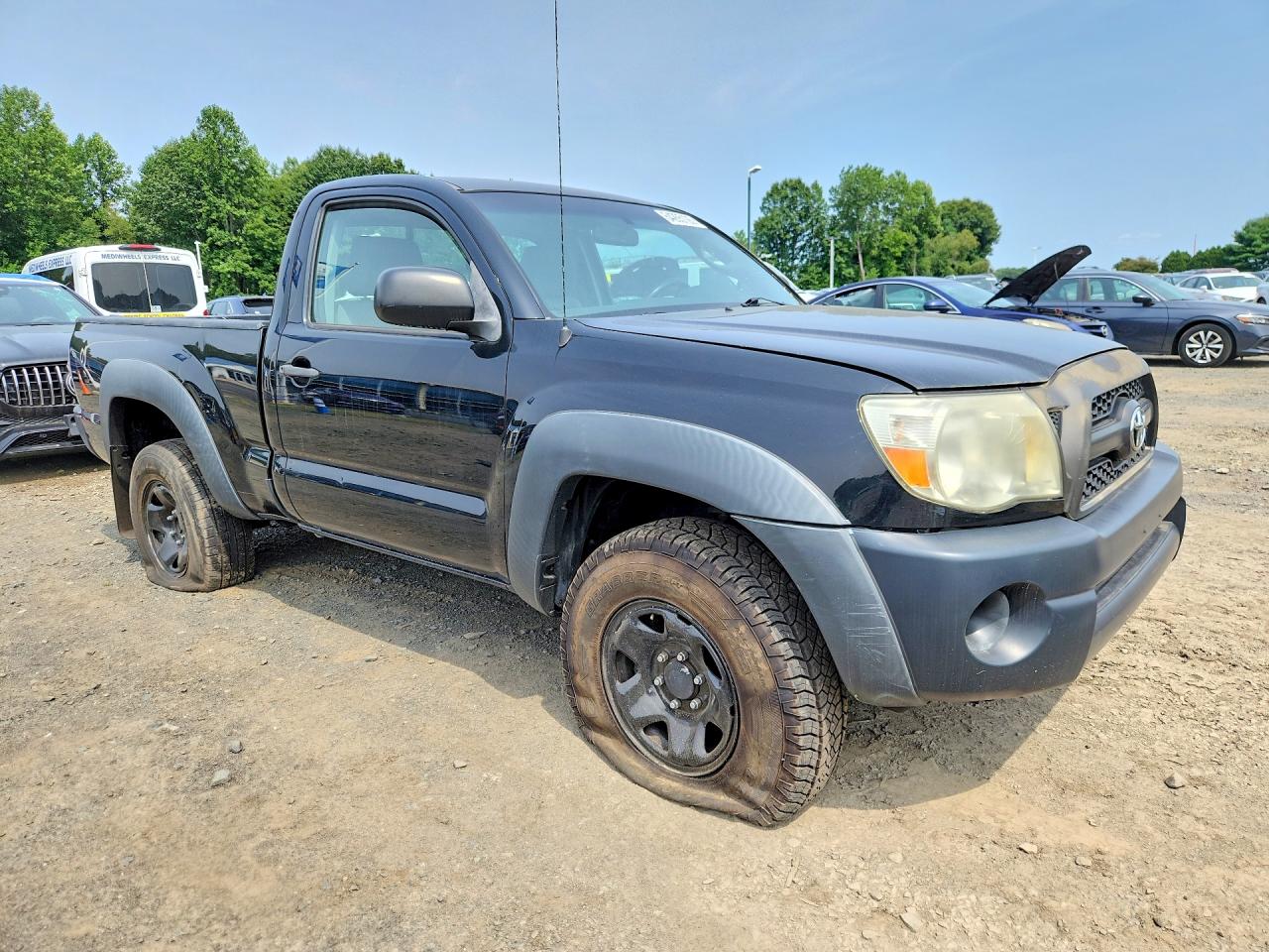 2011 Toyota Tacoma Base Black vin: 5TFPX4EN2BX006060