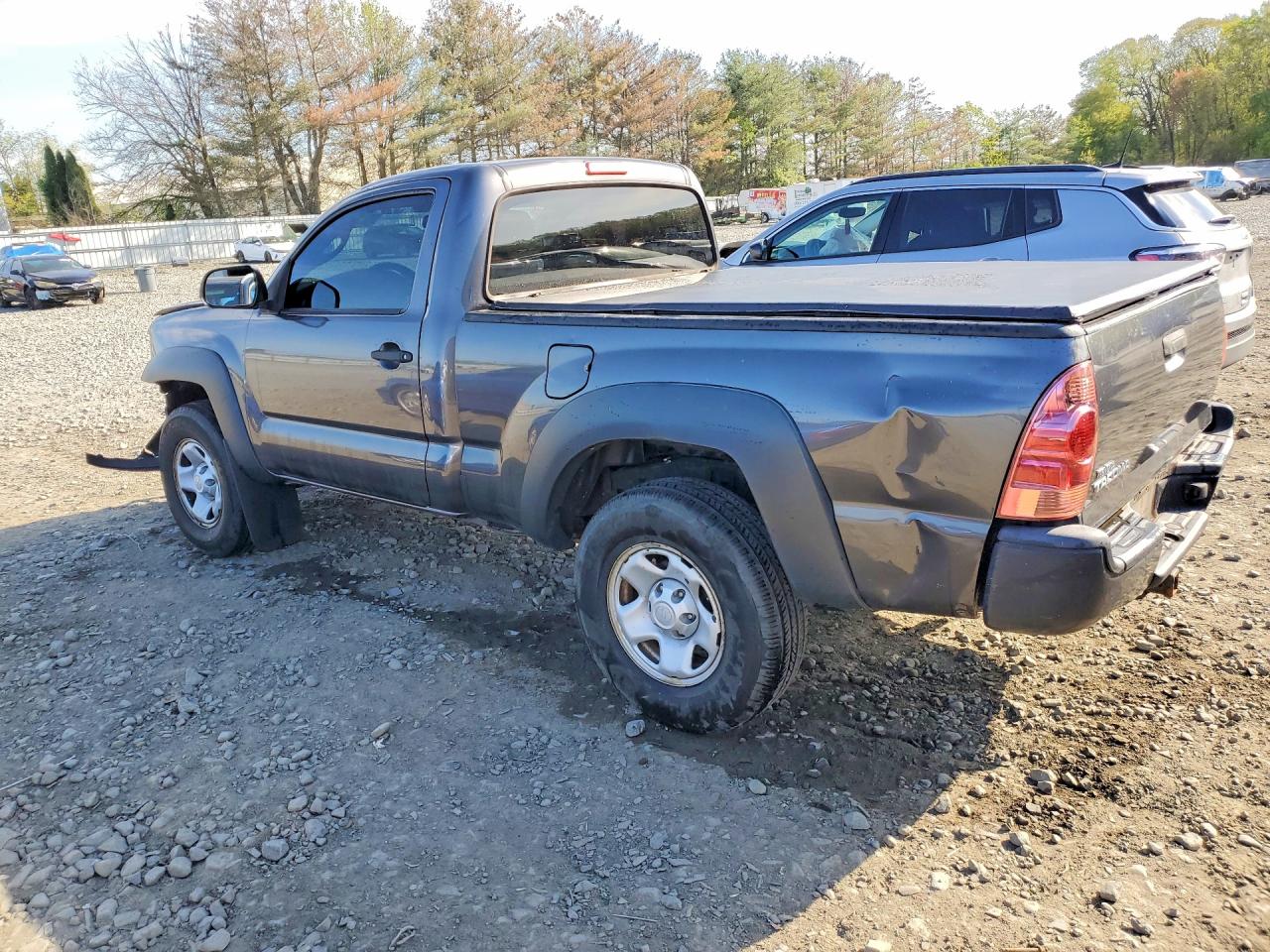 2012 Toyota Tacoma Base Gray vin: 5TFPX4EN2CX010885