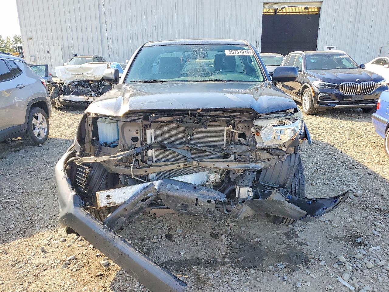 2012 Toyota Tacoma Base Gray vin: 5TFPX4EN2CX010885