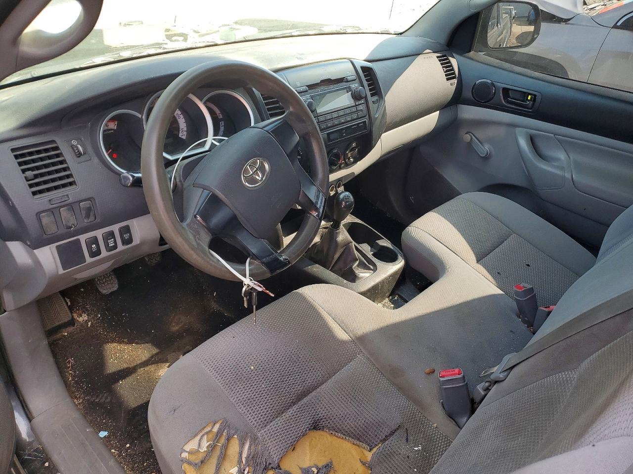 2012 Toyota Tacoma Base Gray vin: 5TFPX4EN2CX010885