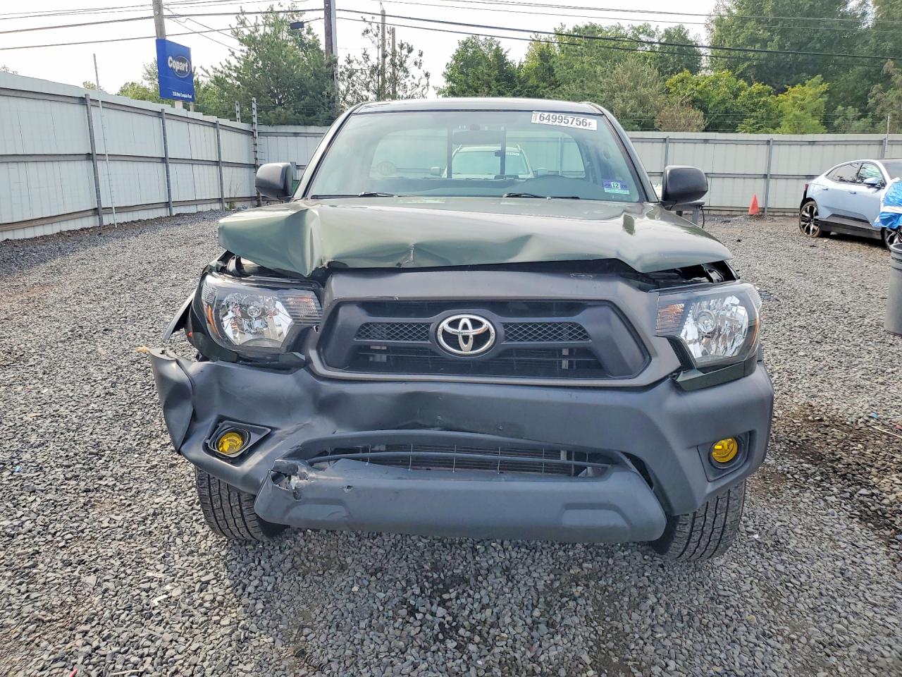2012 Toyota Tacoma Base Green vin: 5TFPX4EN3CX007817