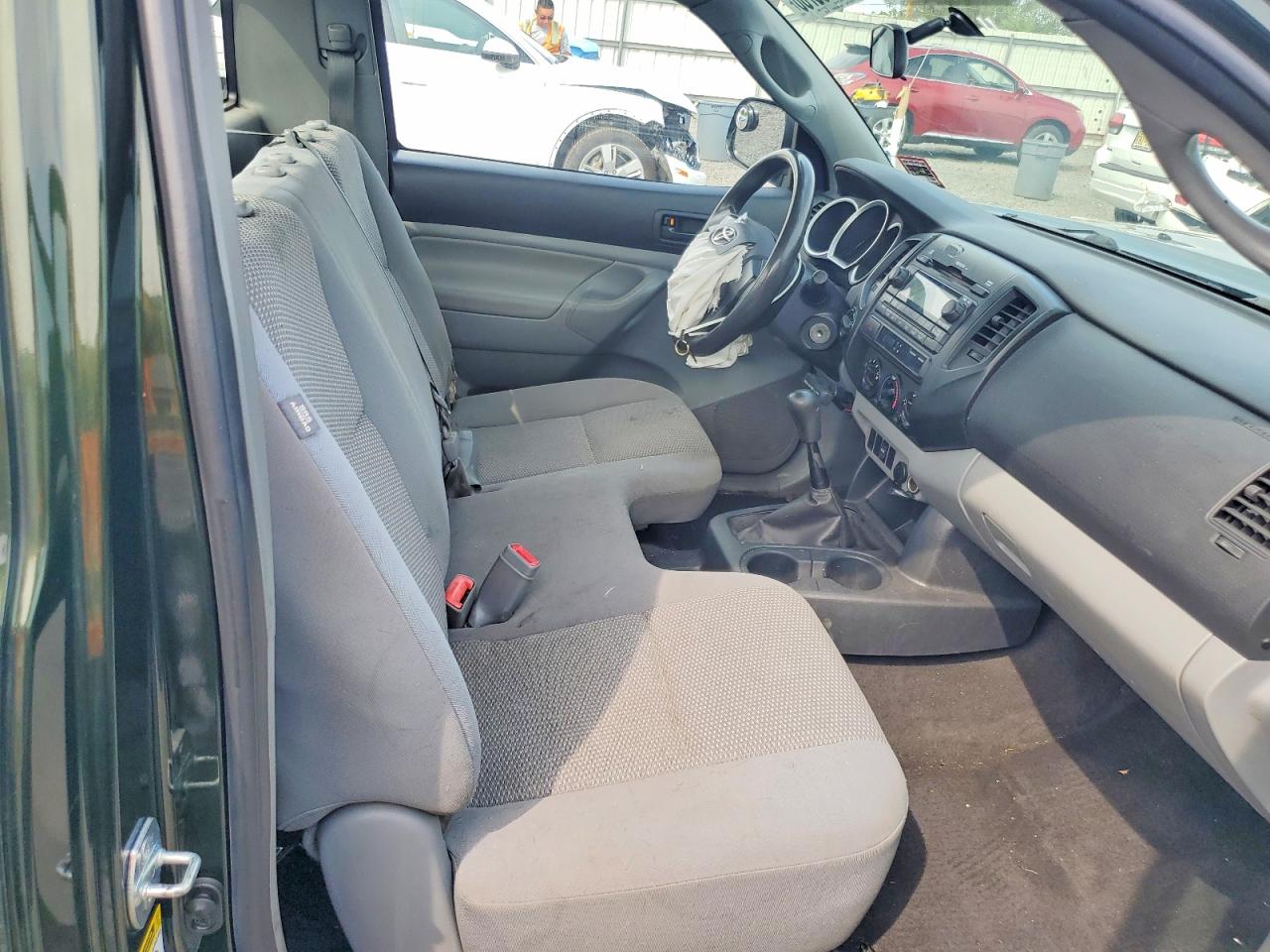 2012 Toyota Tacoma Base Green vin: 5TFPX4EN3CX007817