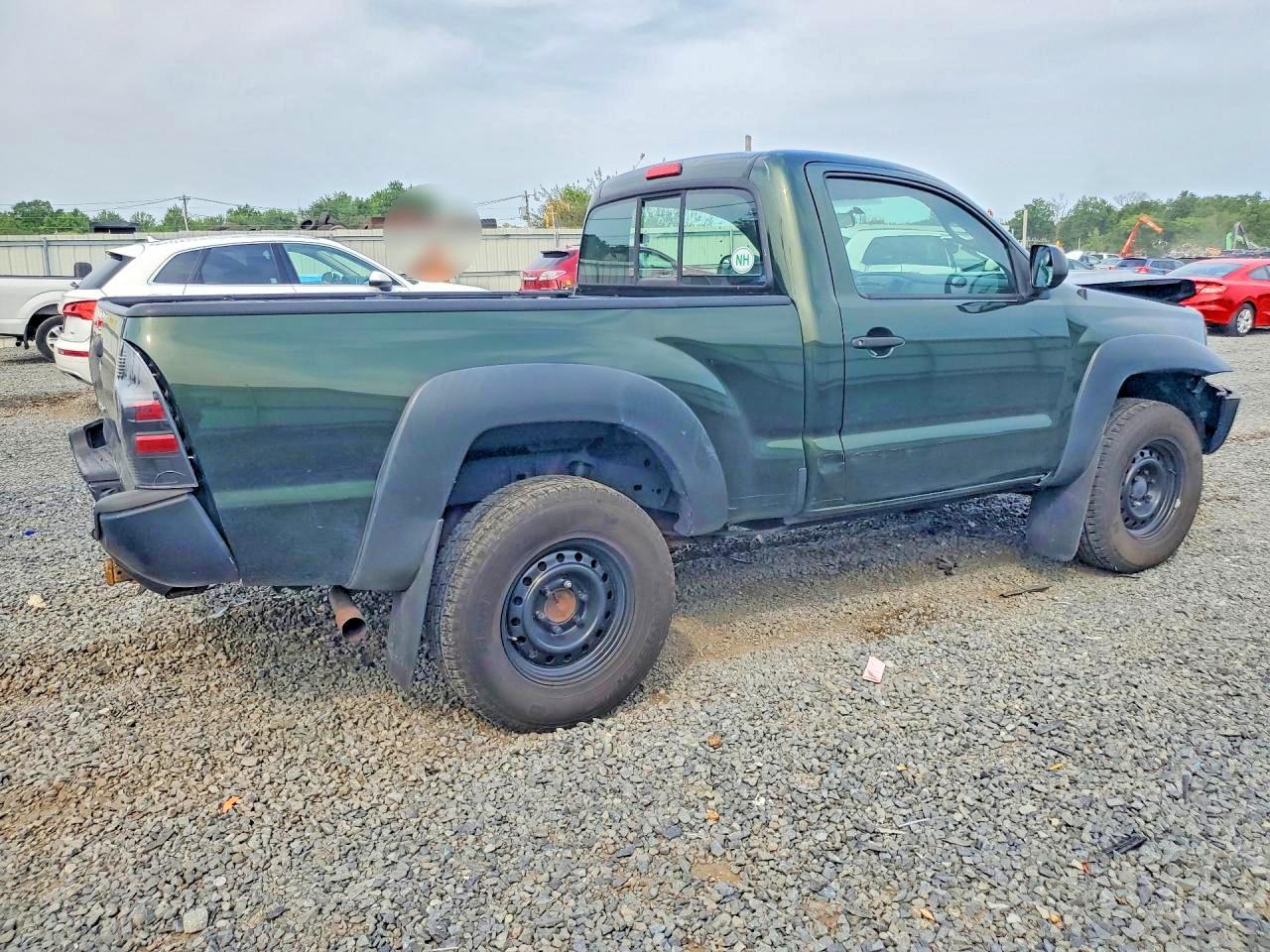 2012 Toyota Tacoma Base Green vin: 5TFPX4EN3CX007817