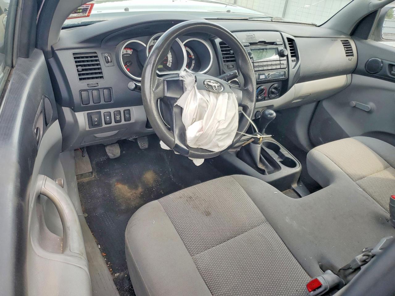 2012 Toyota Tacoma Base Green vin: 5TFPX4EN3CX007817