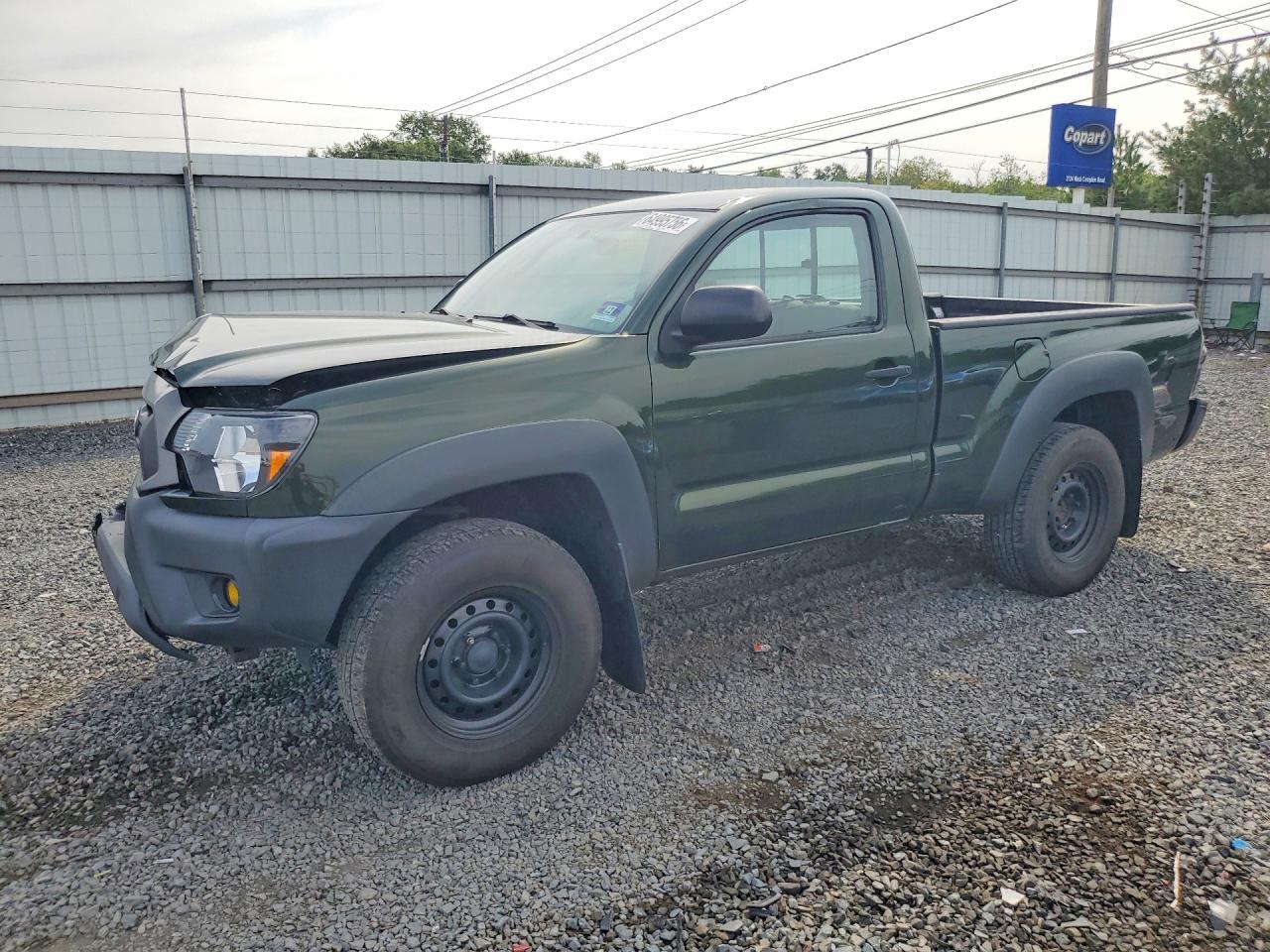 2012 Toyota Tacoma Base Green vin: 5TFPX4EN3CX007817