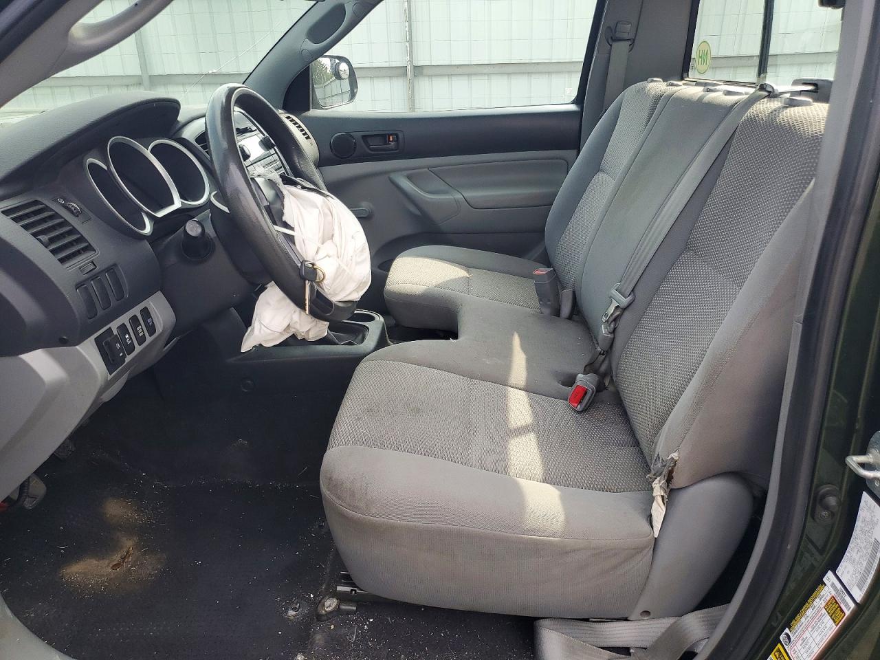 2012 Toyota Tacoma Base Green vin: 5TFPX4EN3CX007817