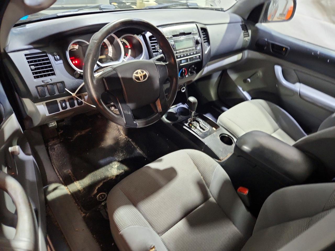 2012 Toyota Tacoma Base Gray vin: 5TFPX4EN4CX012315