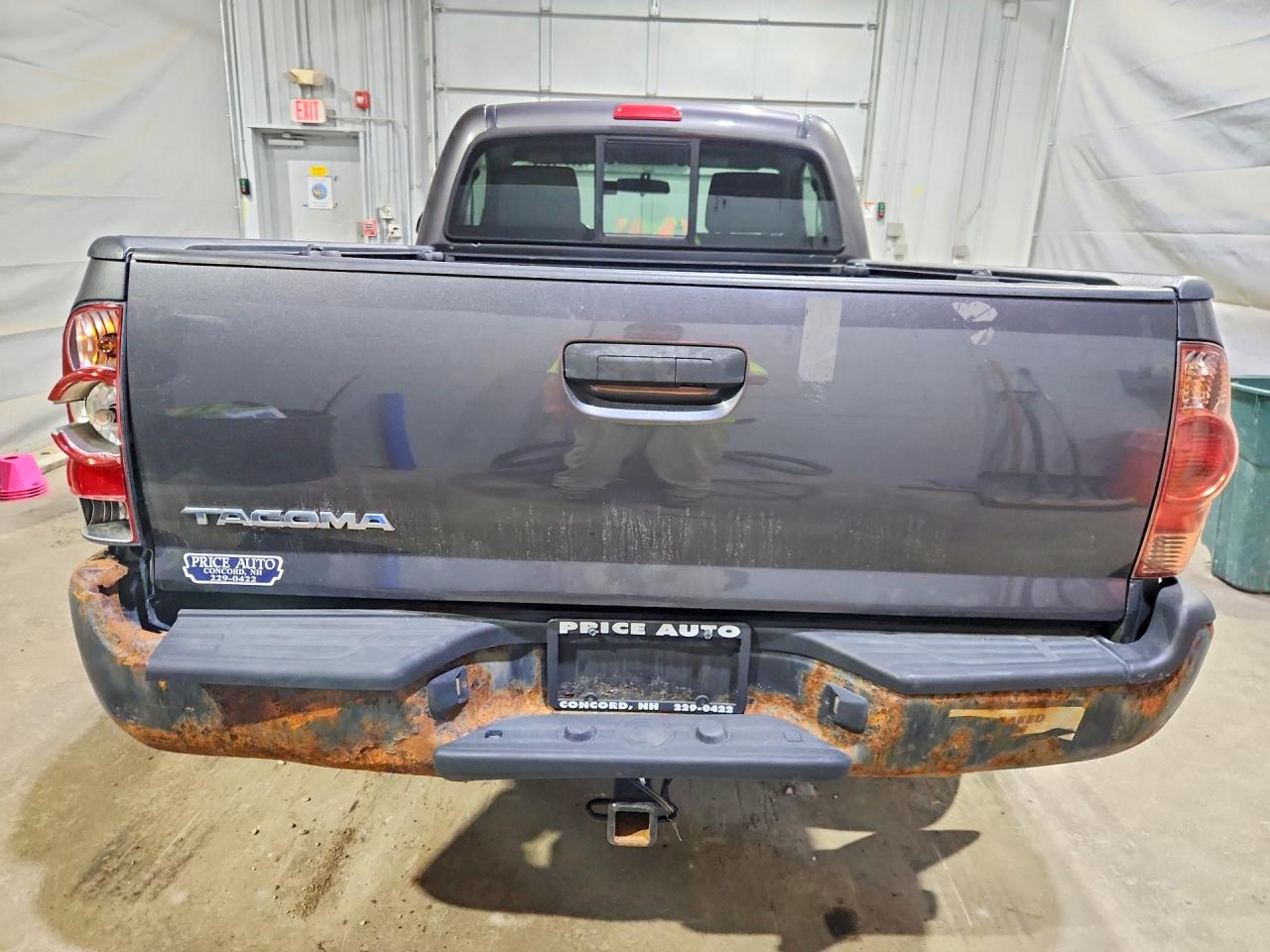 2012 Toyota Tacoma Base Gray vin: 5TFPX4EN4CX012315