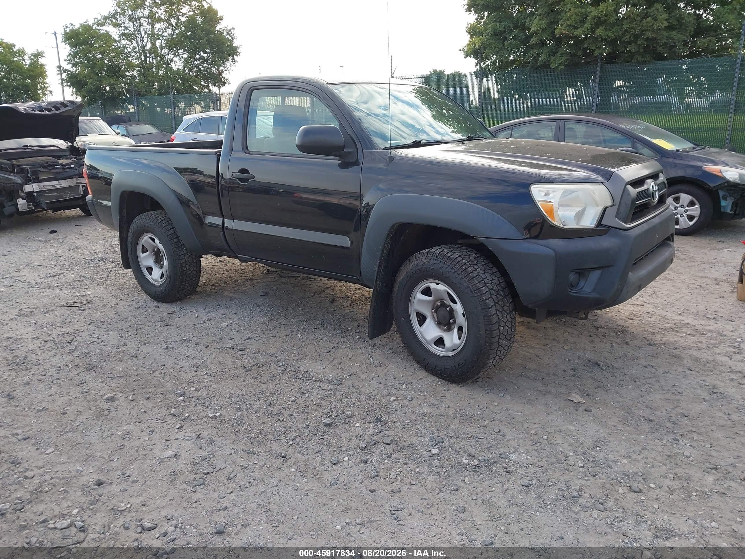 2012 Toyota Tacoma   Black vin: 5TFPX4EN4CX013030