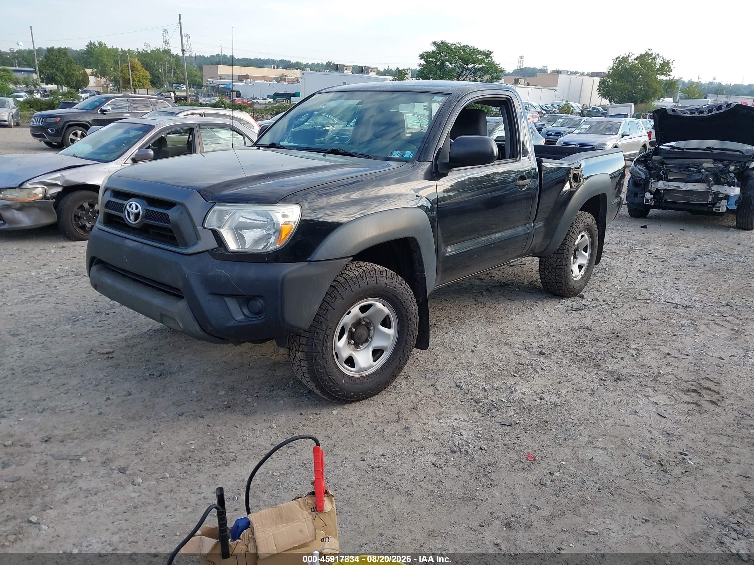 2012 Toyota Tacoma   Black vin: 5TFPX4EN4CX013030