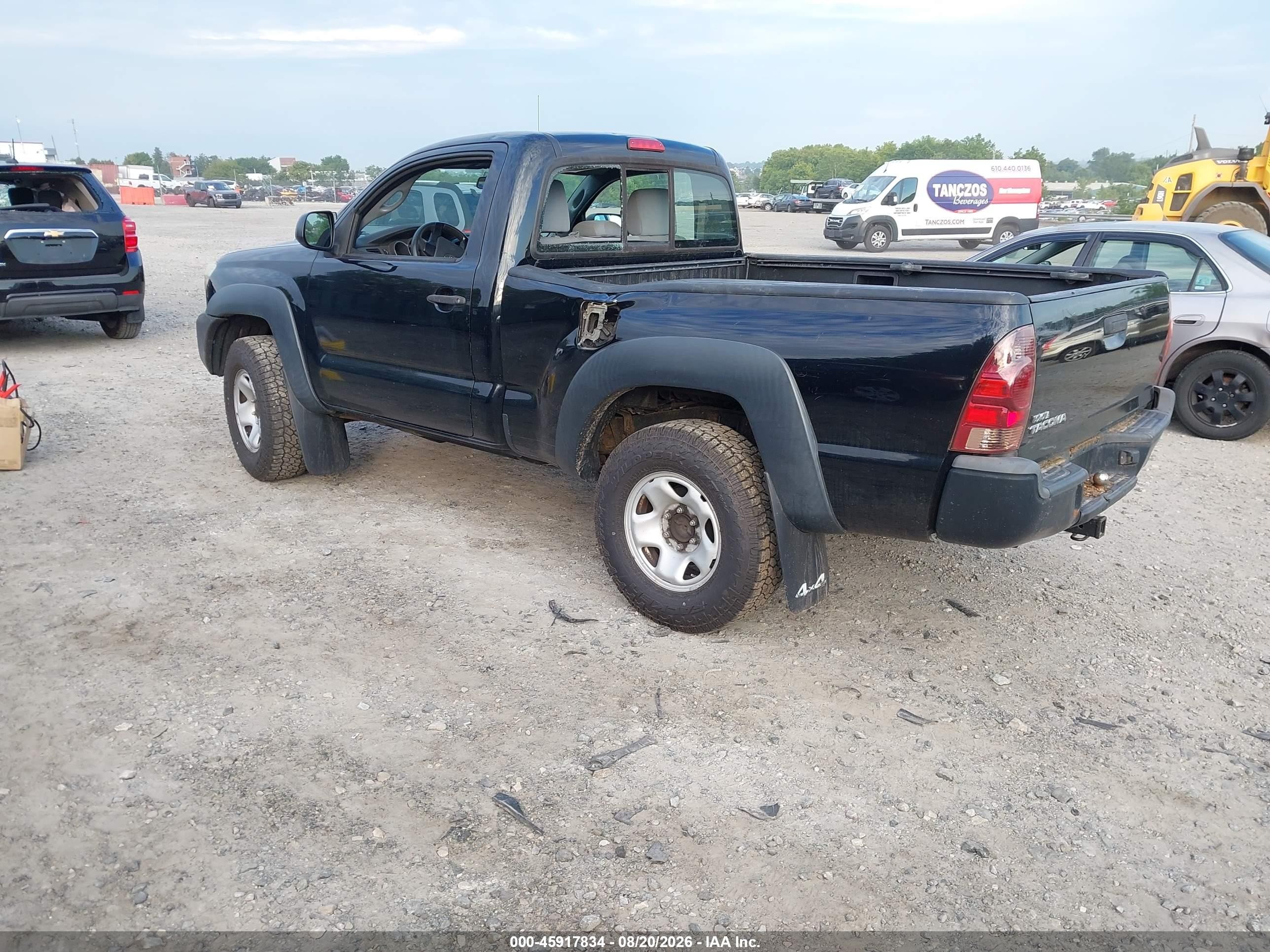 2012 Toyota Tacoma   Black vin: 5TFPX4EN4CX013030