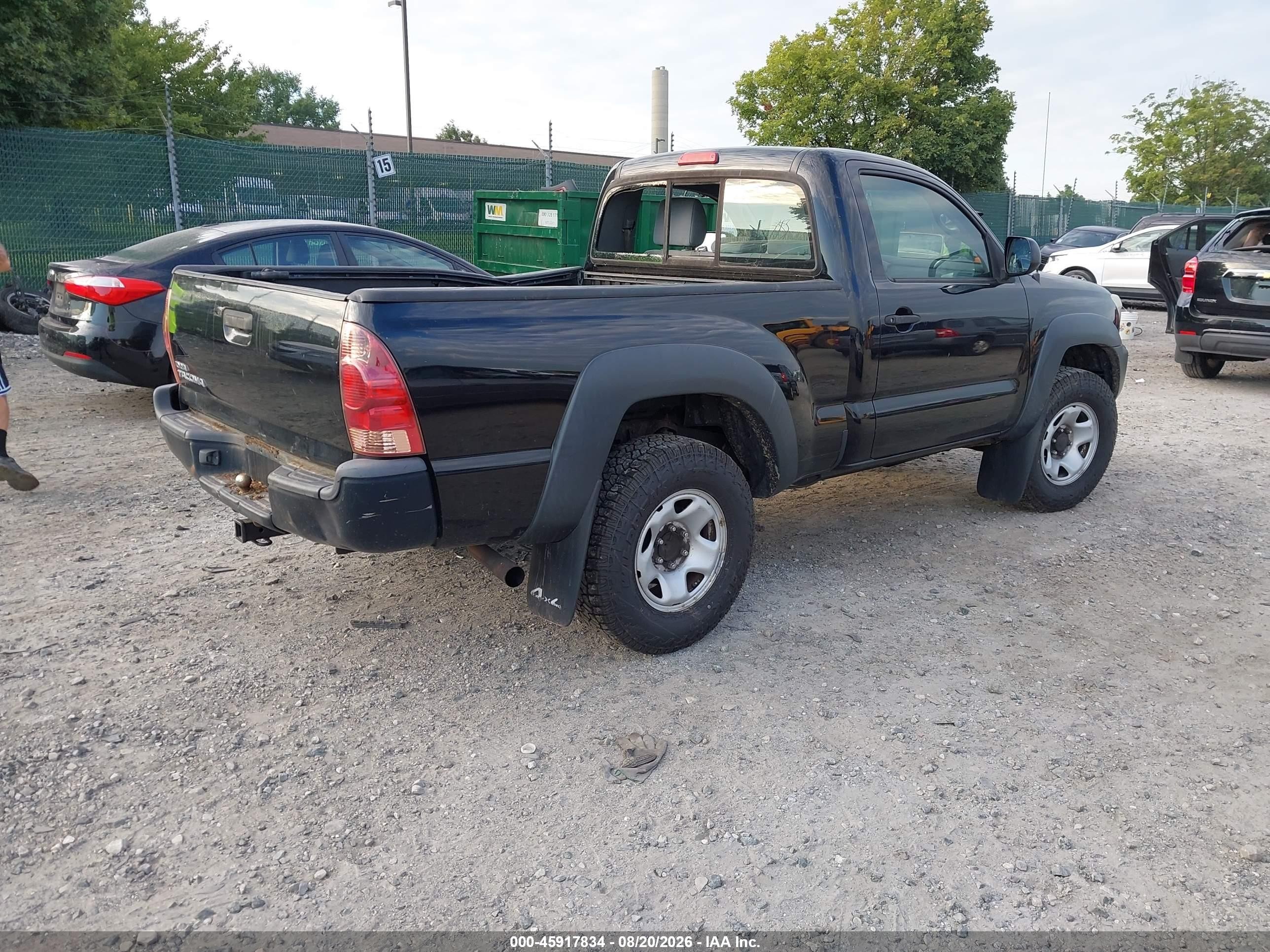 2012 Toyota Tacoma   Black vin: 5TFPX4EN4CX013030