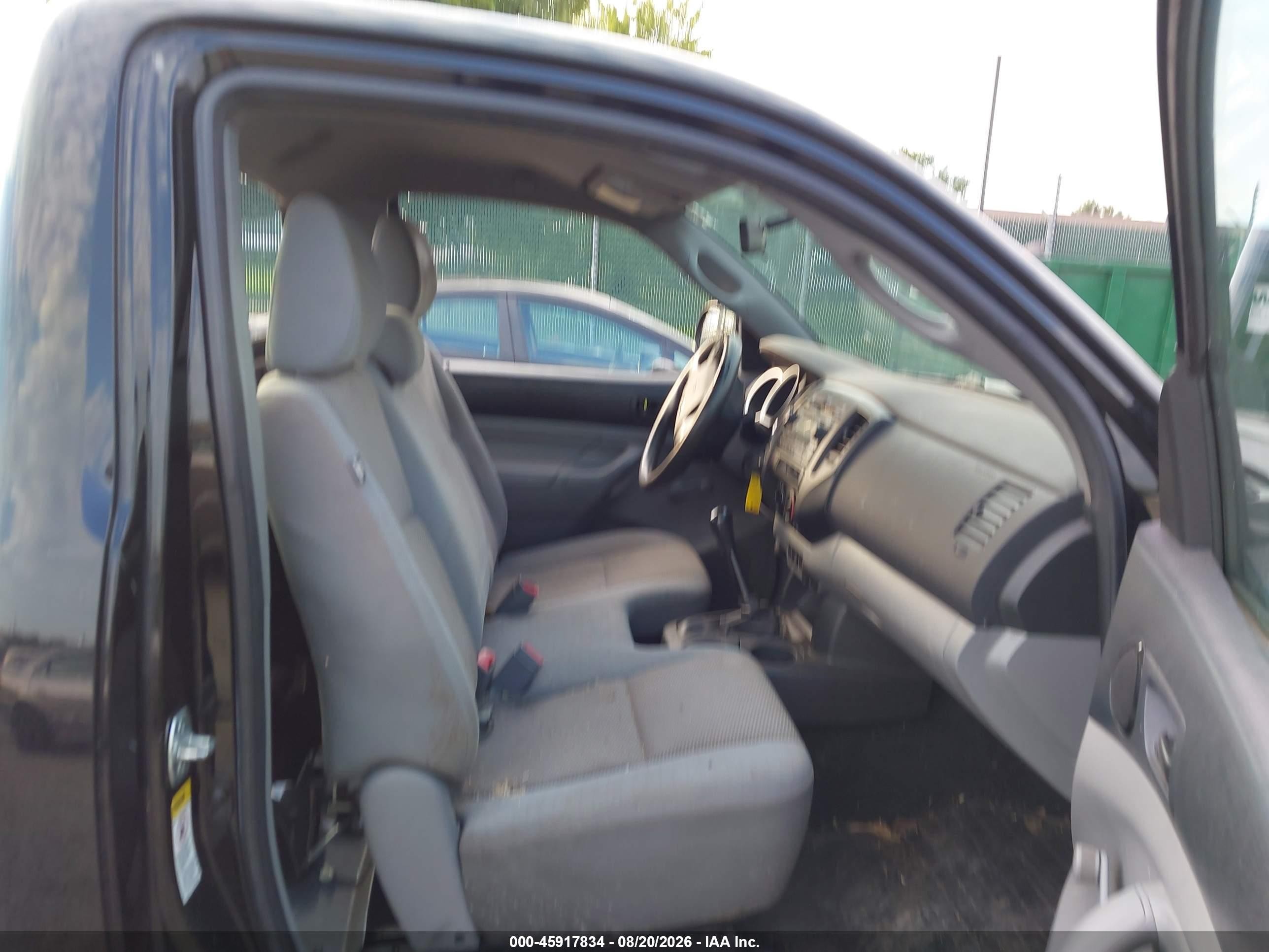 2012 Toyota Tacoma   Black vin: 5TFPX4EN4CX013030