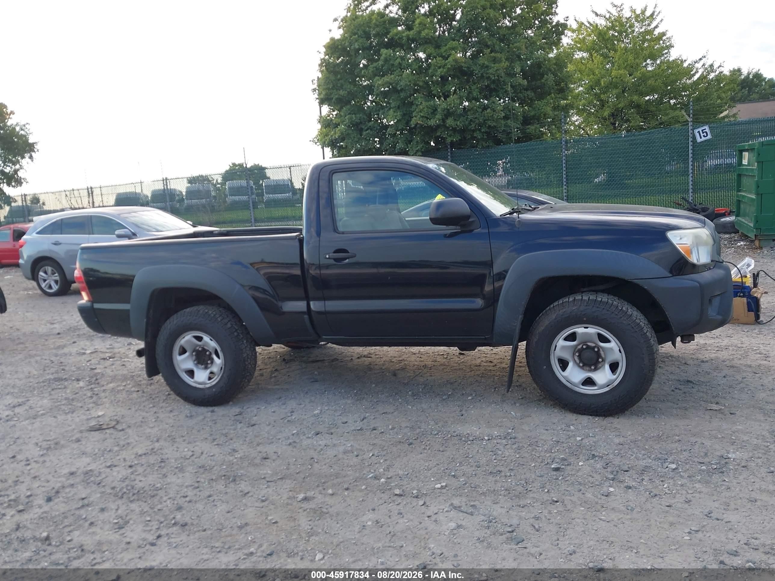 2012 Toyota Tacoma   Black vin: 5TFPX4EN4CX013030