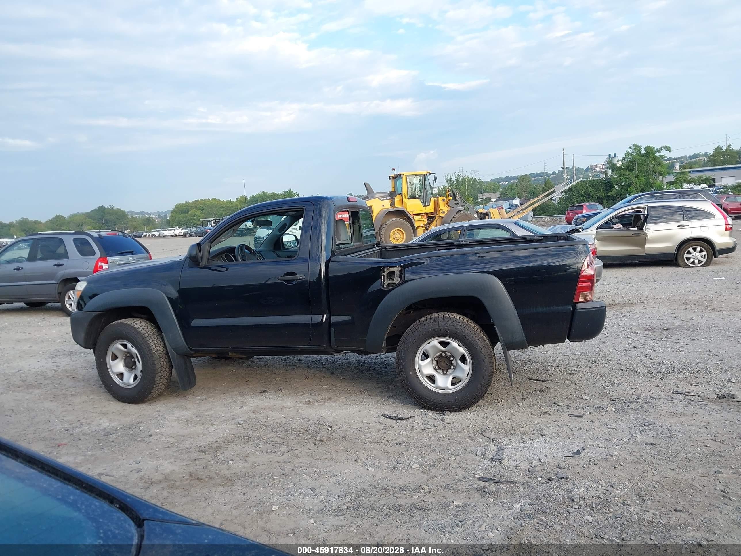 2012 Toyota Tacoma   Black vin: 5TFPX4EN4CX013030