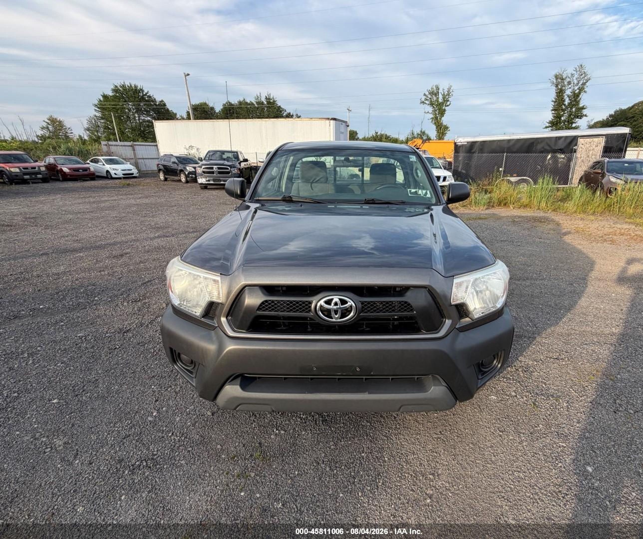 2013 Toyota Tacoma   Silver vin: 5TFPX4EN4DX014423