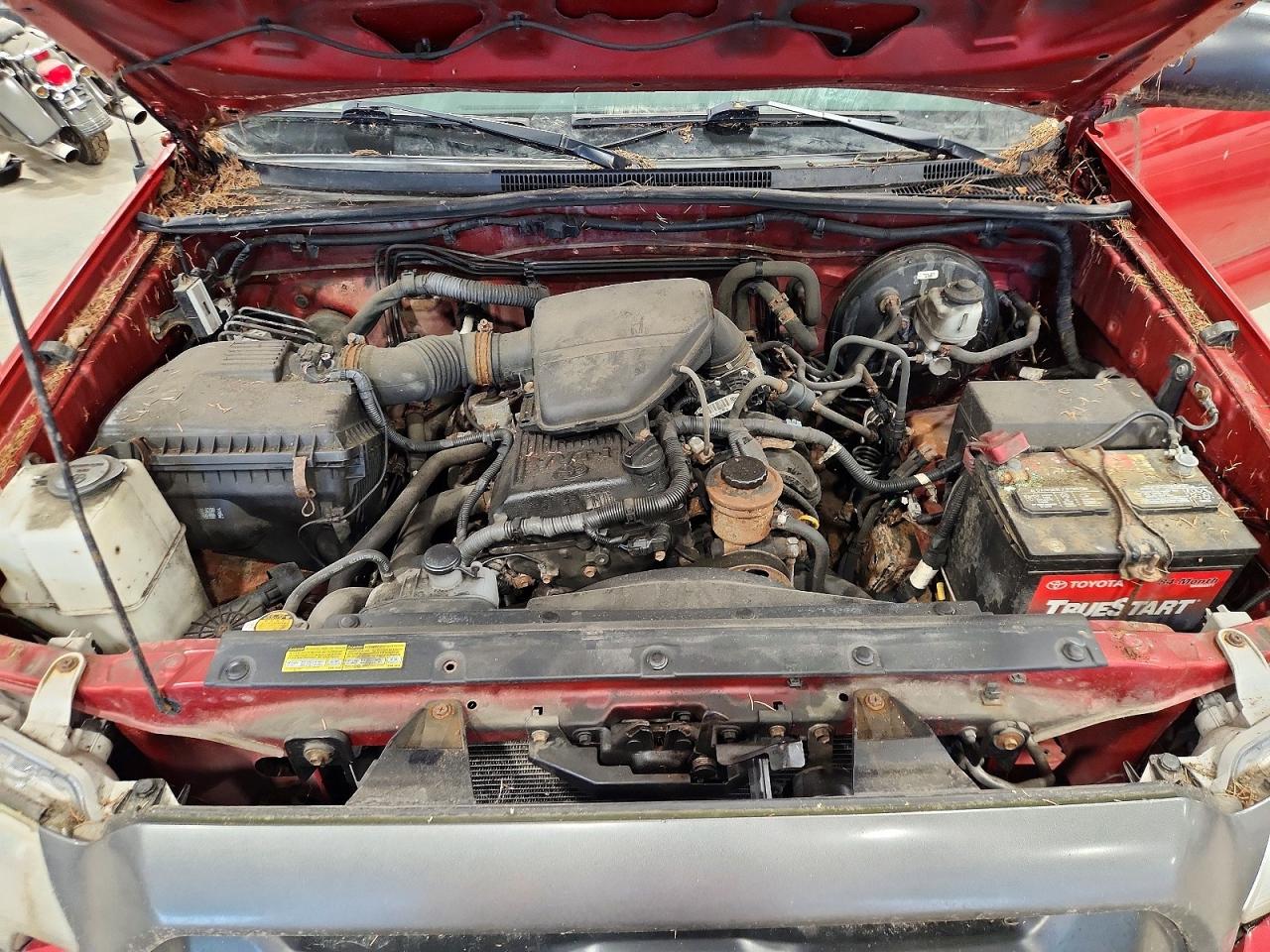 2014 Toyota Tacoma Base Red vin: 5TFPX4EN4EX019073