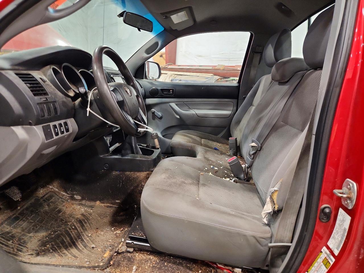 2014 Toyota Tacoma Base Red vin: 5TFPX4EN4EX019073