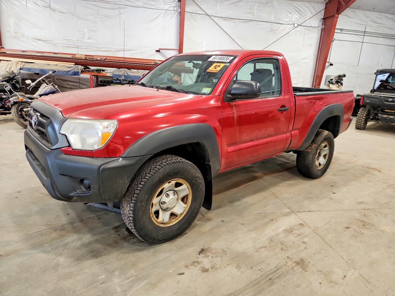 2014 Toyota Tacoma Base Red vin: 5TFPX4EN4EX019073