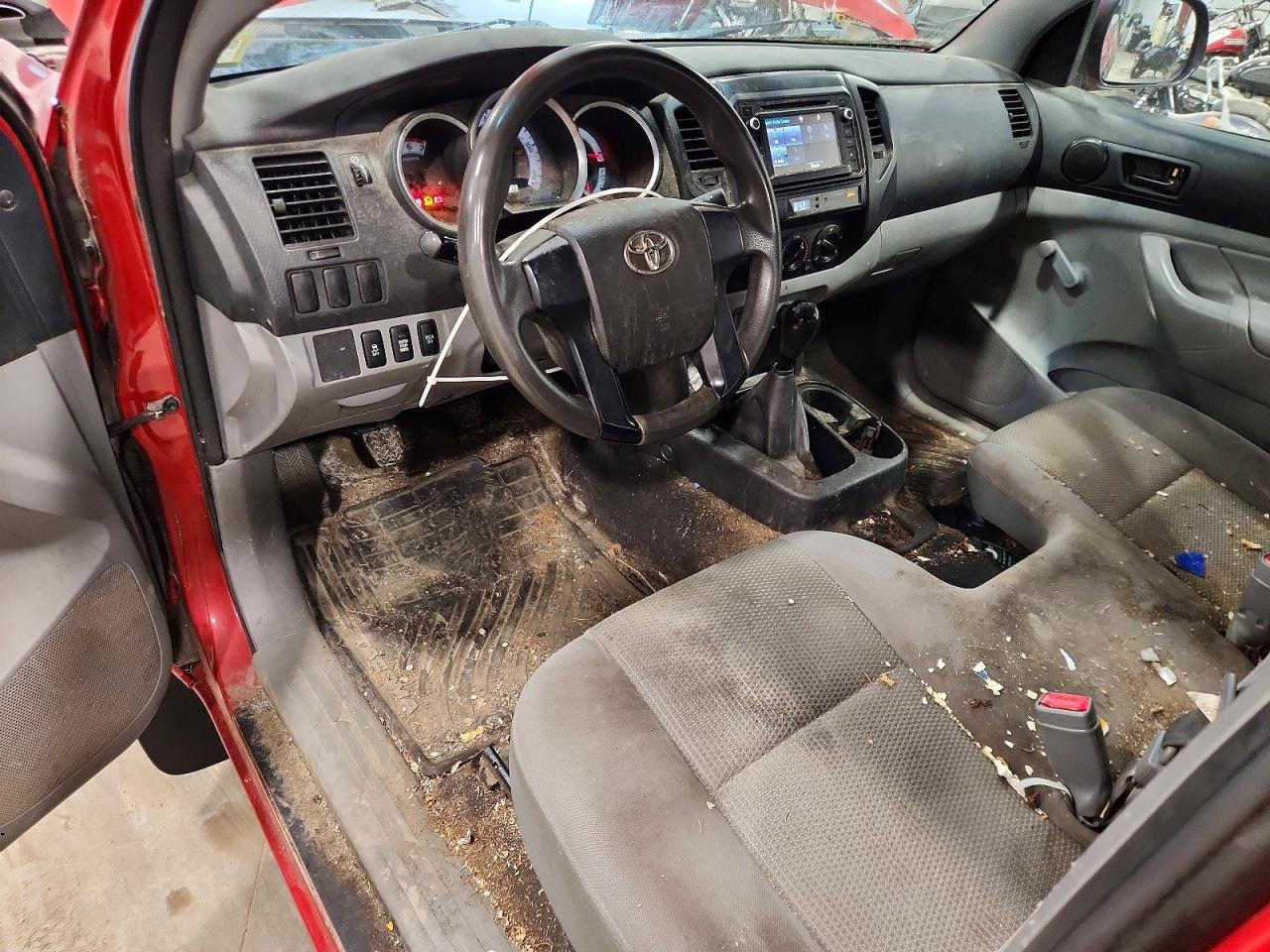 2014 Toyota Tacoma Base Red vin: 5TFPX4EN4EX019073