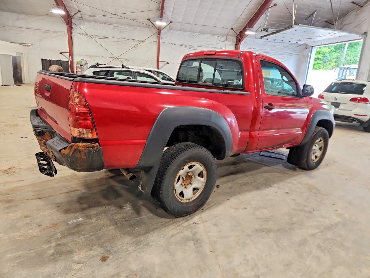 2014 Toyota Tacoma Base Red vin: 5TFPX4EN4EX019073