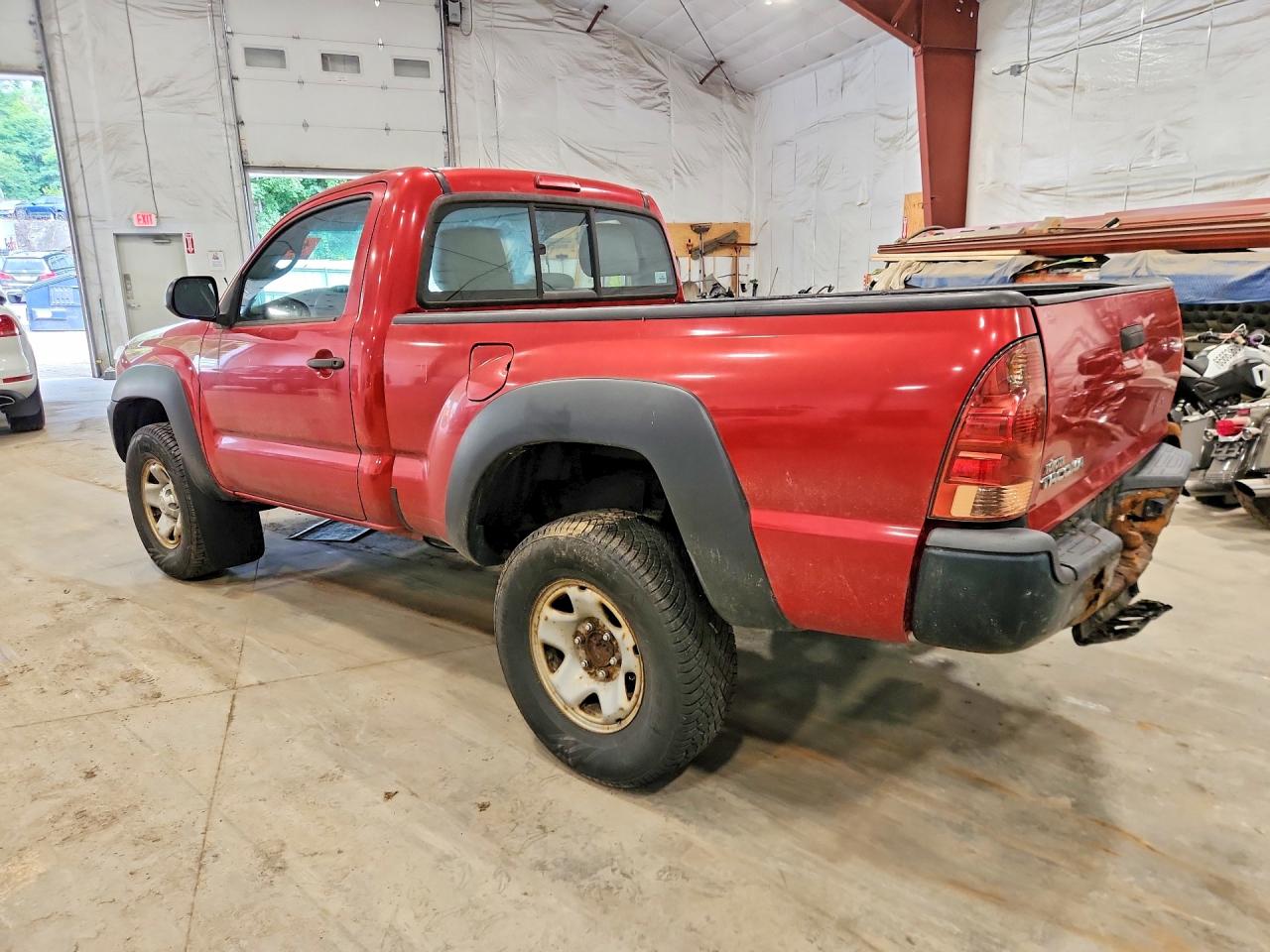 2014 Toyota Tacoma Base Red vin: 5TFPX4EN4EX019073