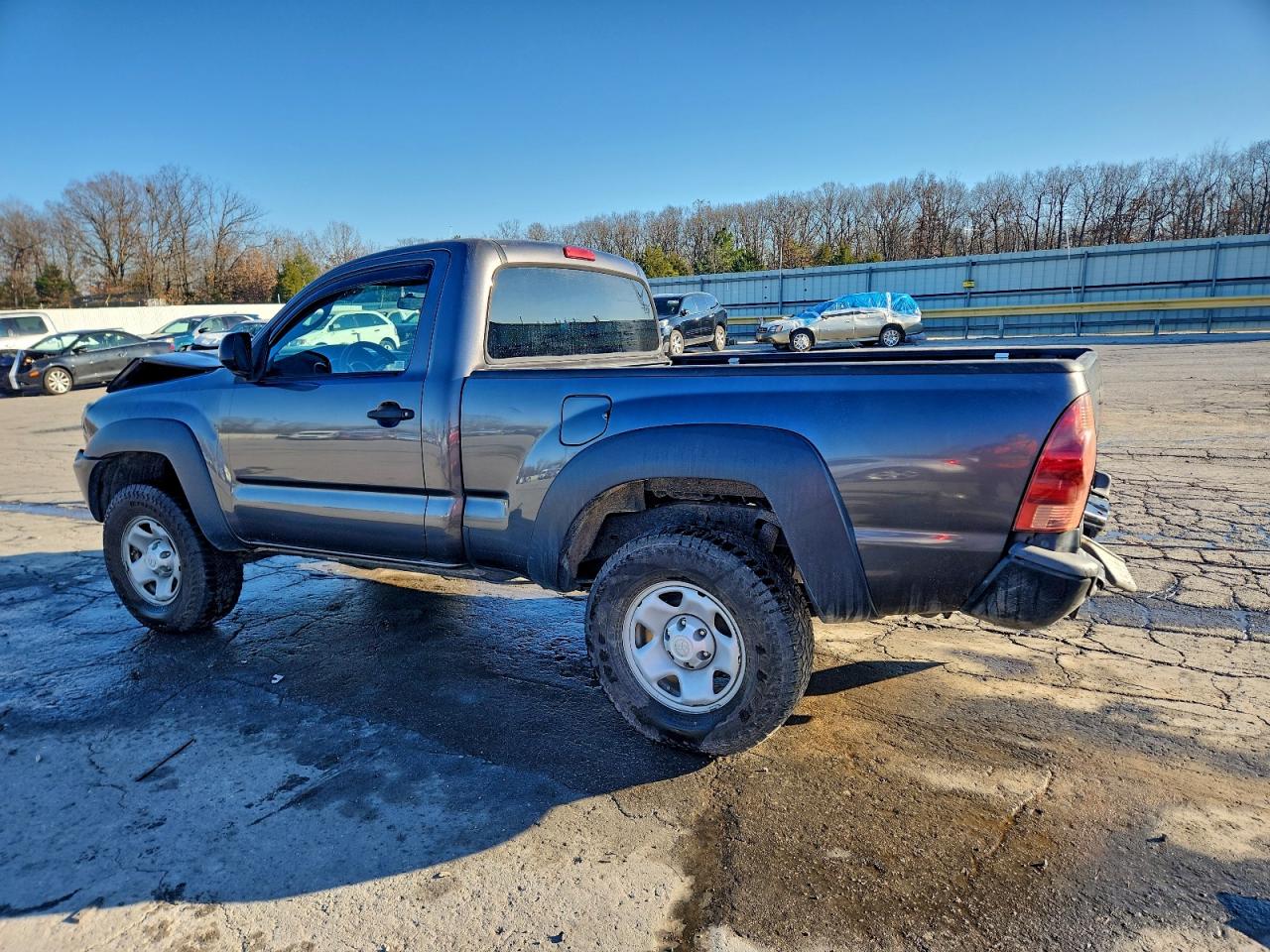 2014 Toyota Tacoma Gray vin: 5TFPX4EN4EX019588