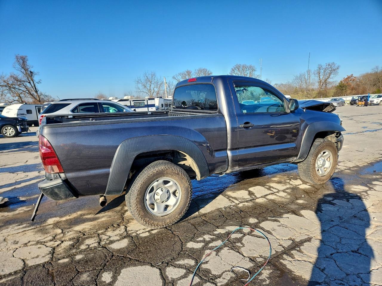 2014 Toyota Tacoma Gray vin: 5TFPX4EN4EX019588